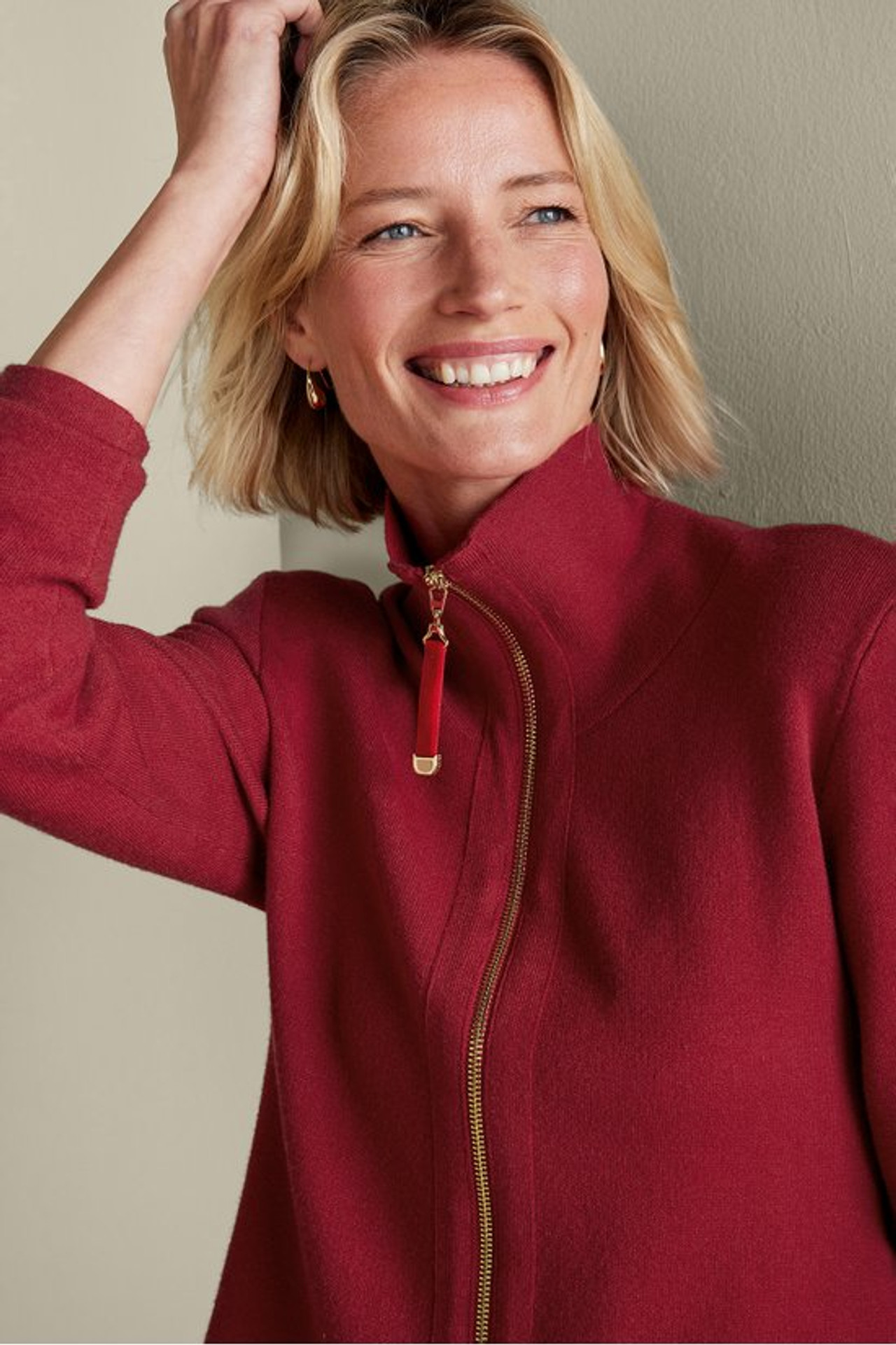 Meria Zip Cardi - Soft Surroundings Outlet