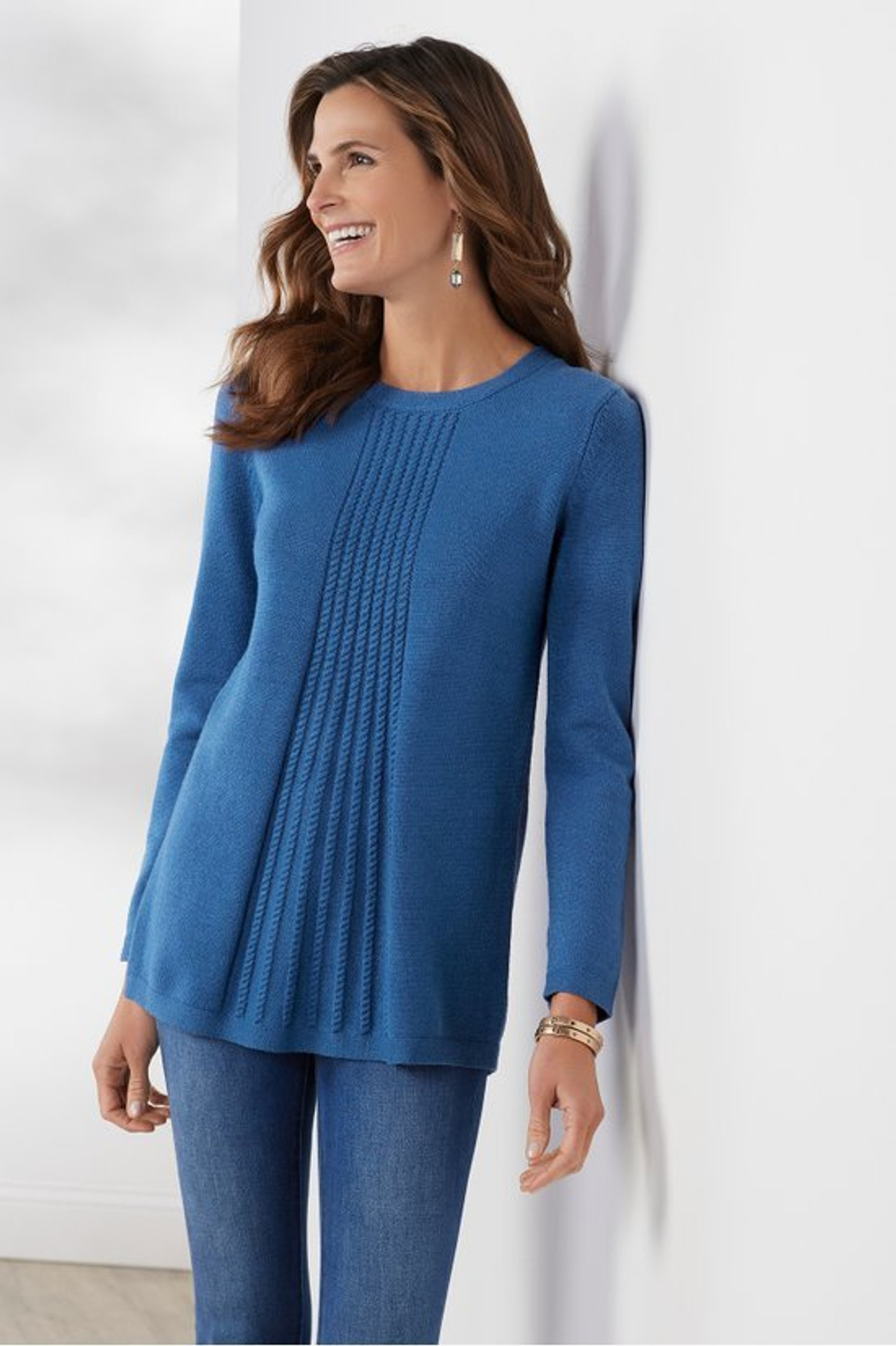 Priscilla Pullover Tunic Sweater - Soft Surroundings Outlet