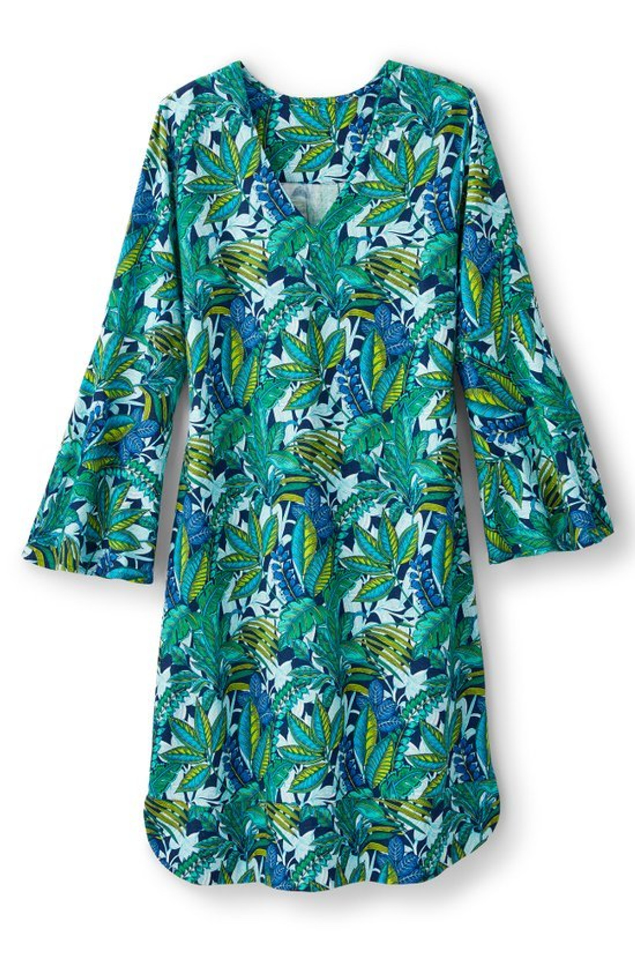 Soleil Linen Blend Dress - Soft Surroundings Outlet