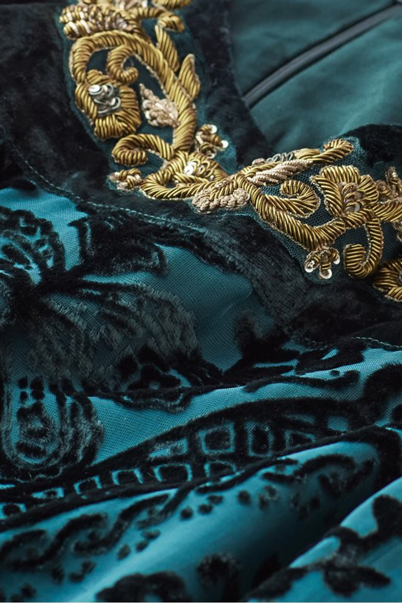 Emaline Velvet Burnout Maxi Dress - Soft Surroundings Outlet