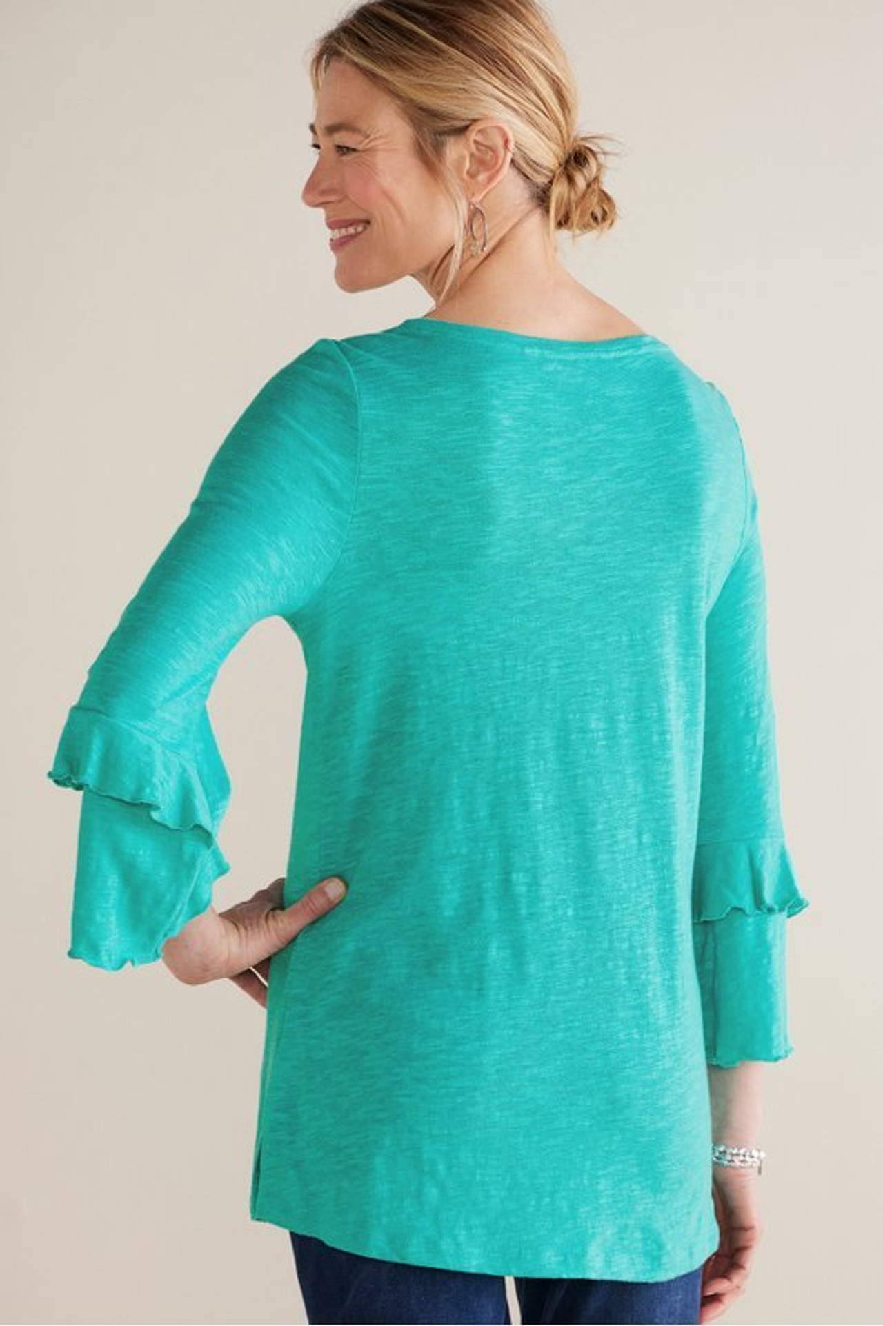 Erin Linen Blend Tunic - Soft Surroundings Outlet