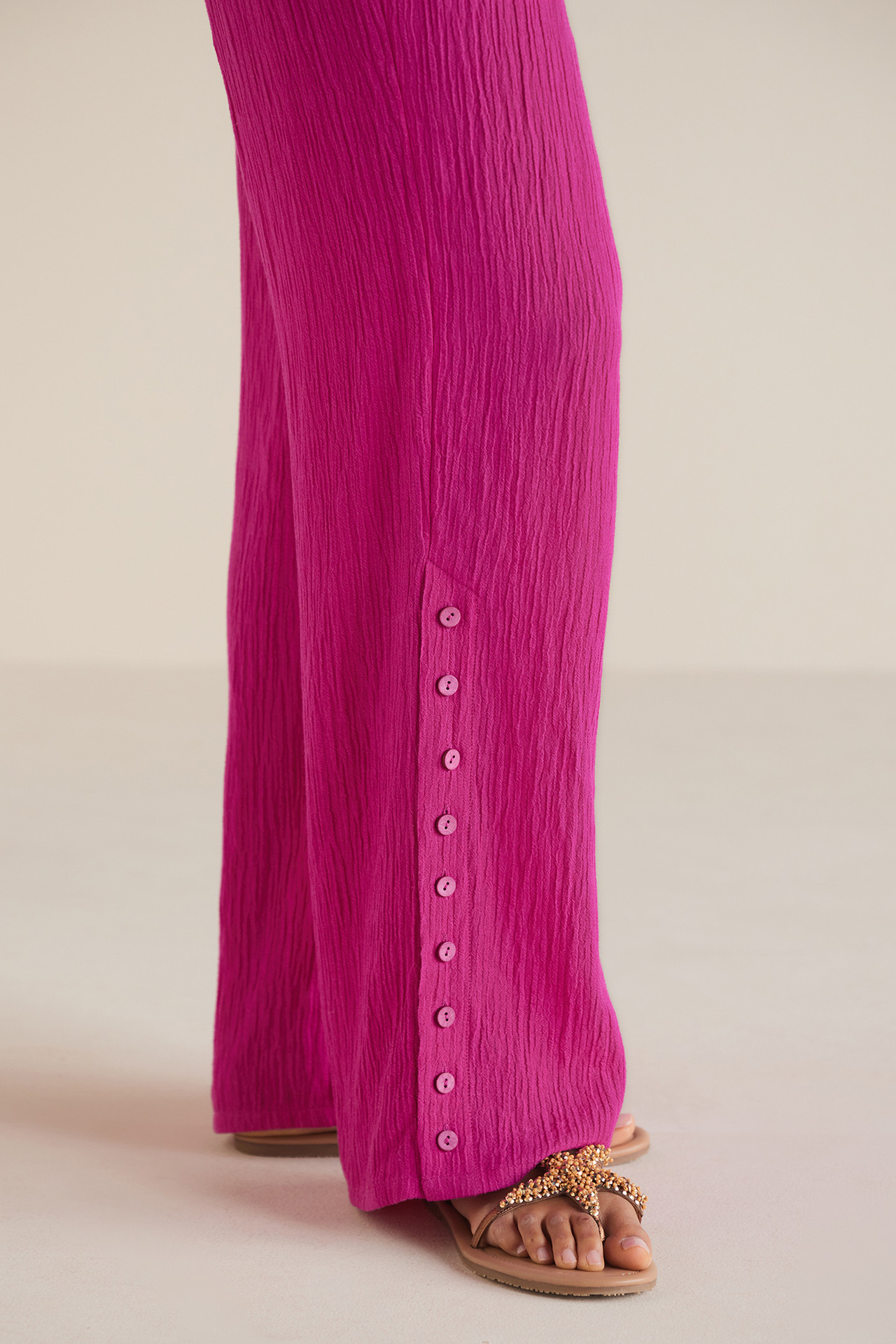 Oceo Gauze Wide-Leg Pants - Soft Surroundings Outlet