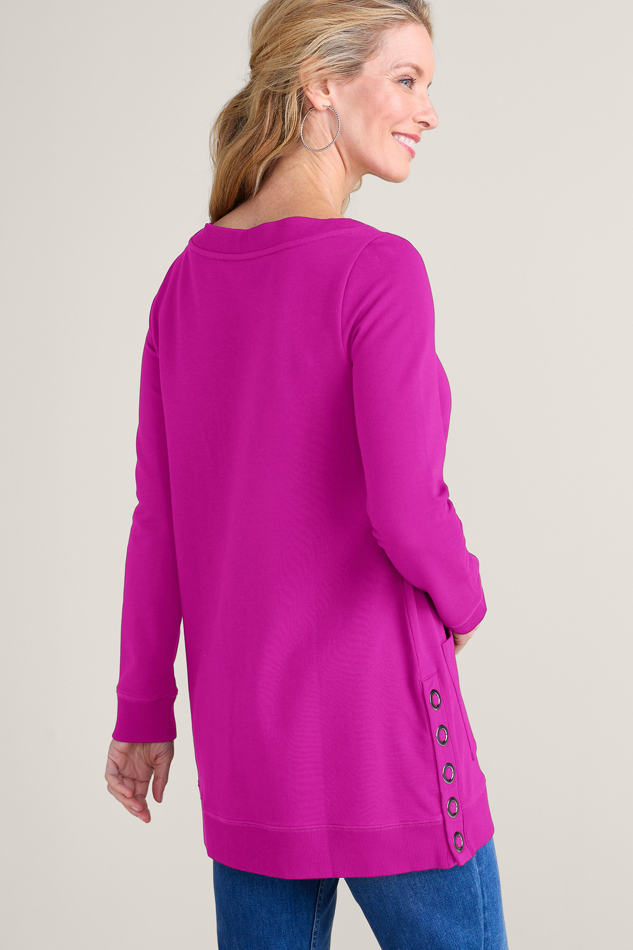 Make It Snappy Pullover - Soft Surroundings Outlet