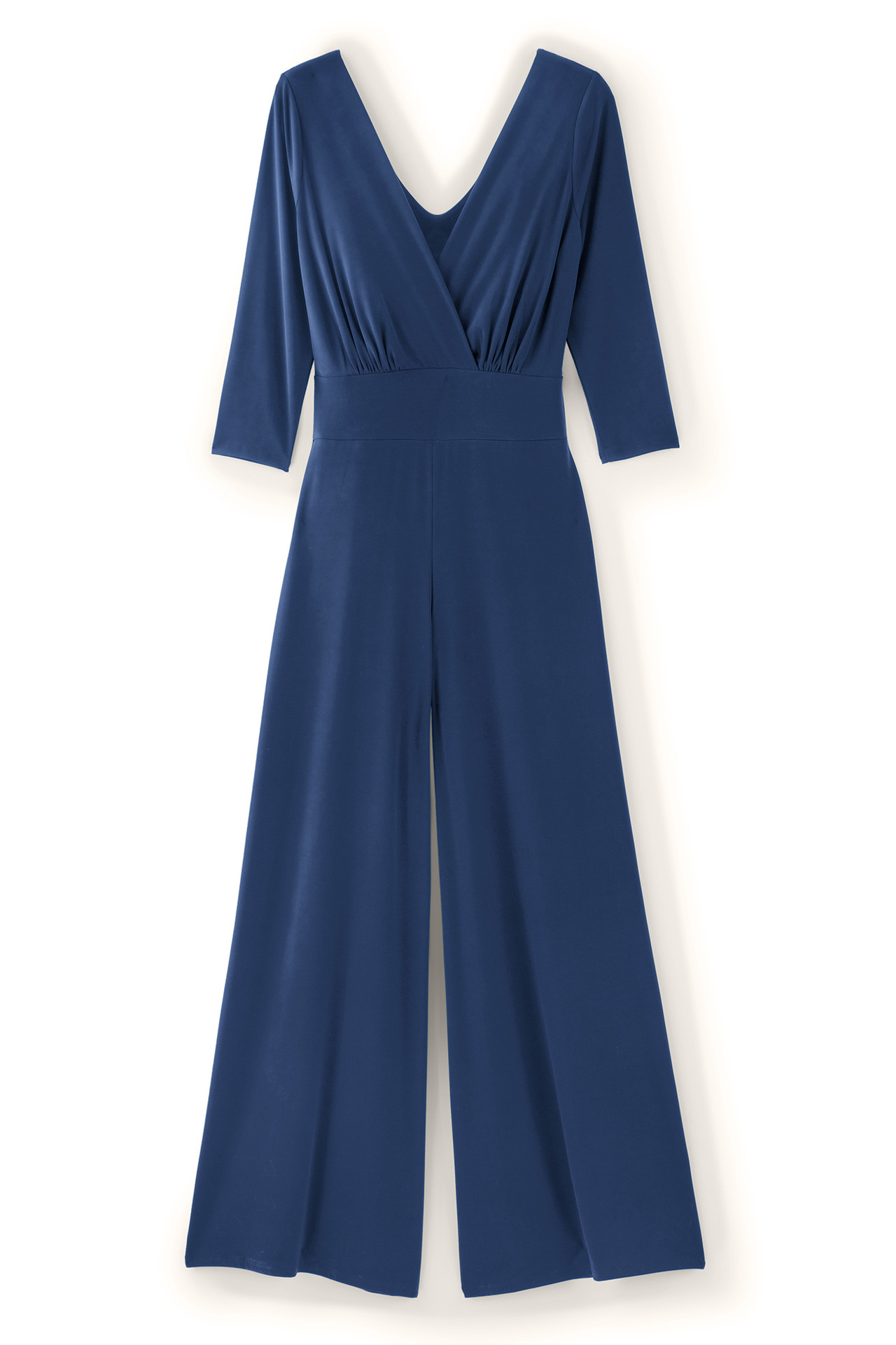 Penelope 3/4 Sleeve Jumpsuit - Soft Surroundings Outlet