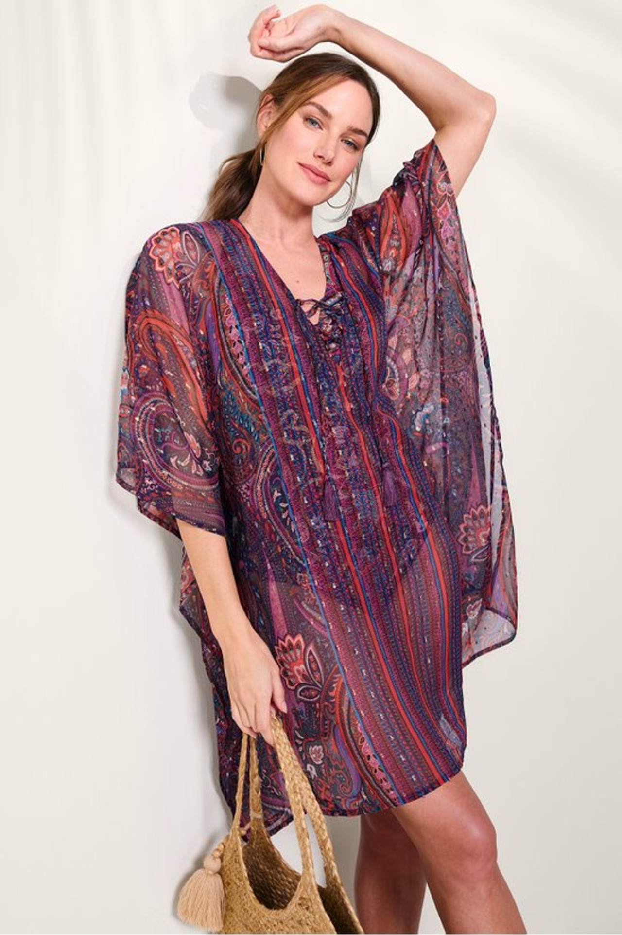 Miraclesuit Caftan Coverup - Soft Surroundings Outlet