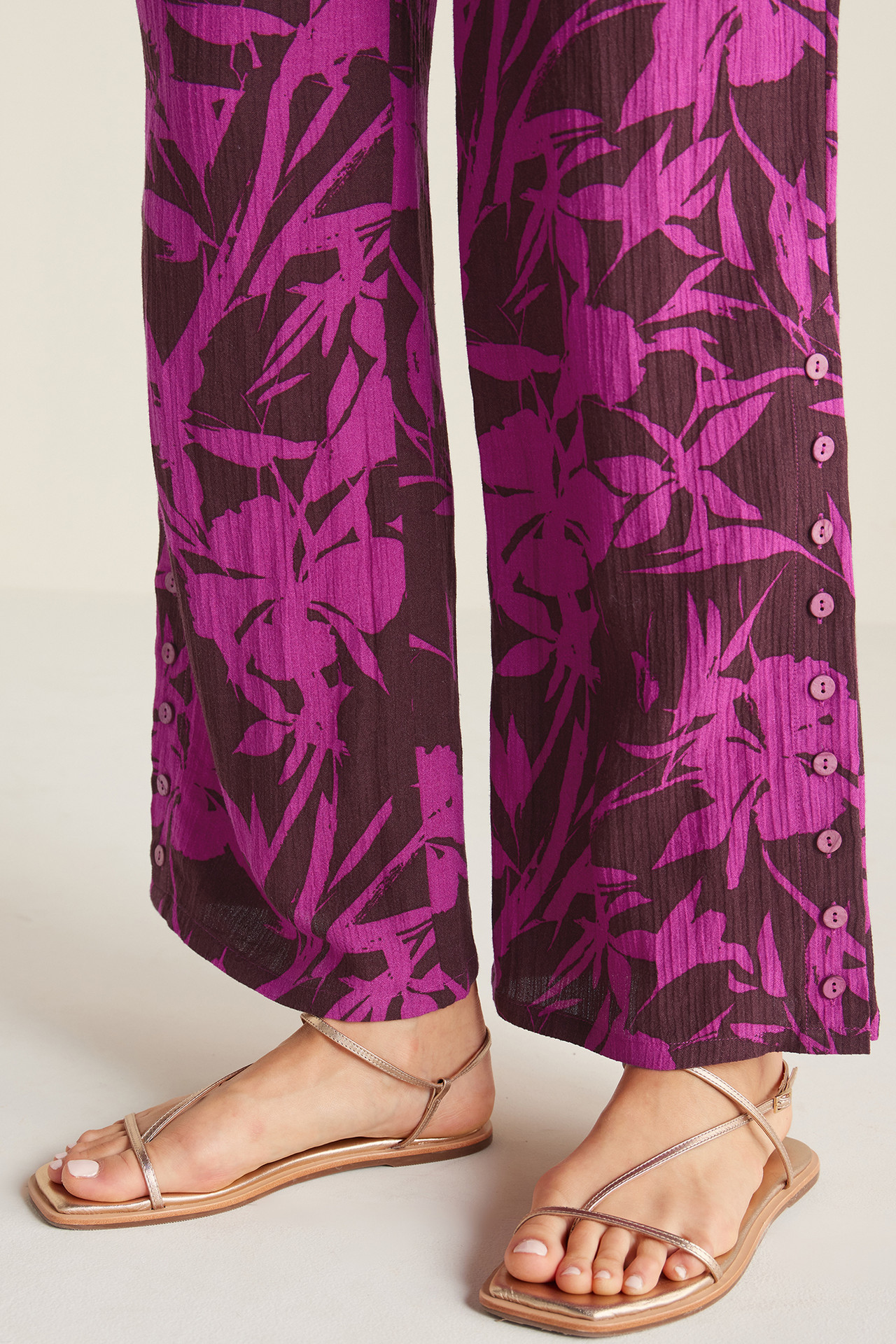 Oceo Gauze Wide-Leg Pants - Soft Surroundings Outlet