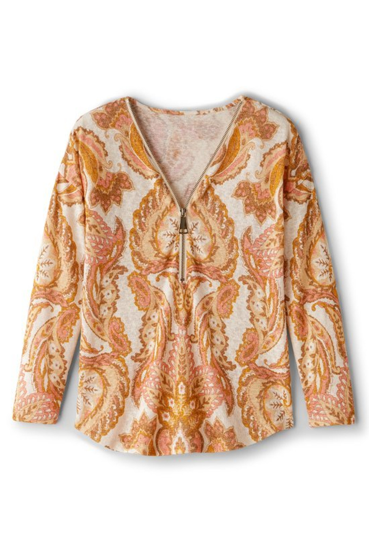 Valentina Zip Sweater - Soft Surroundings Outlet