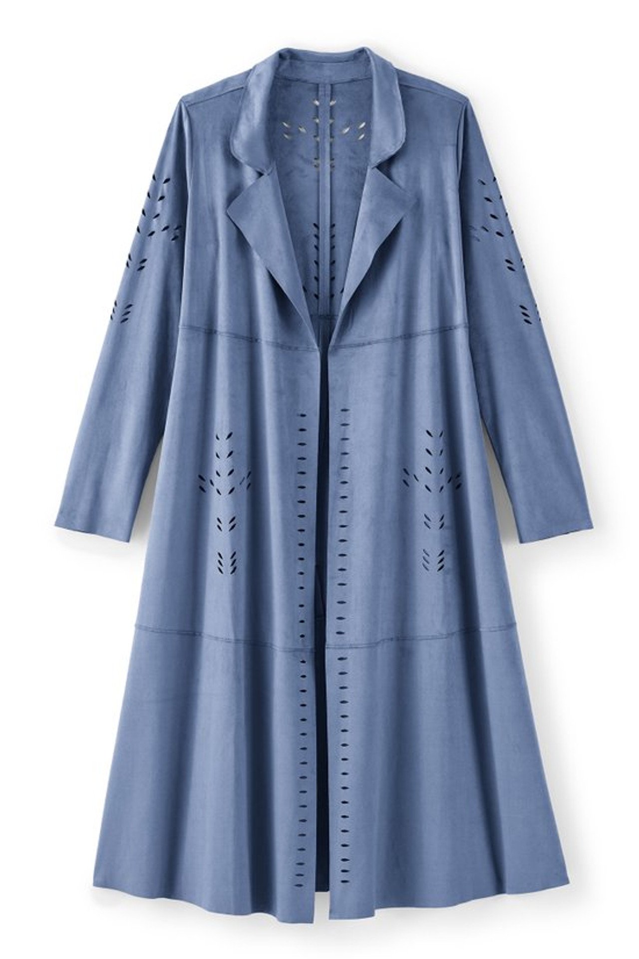 Norine Faux Suede Duster - Soft Surroundings Outlet