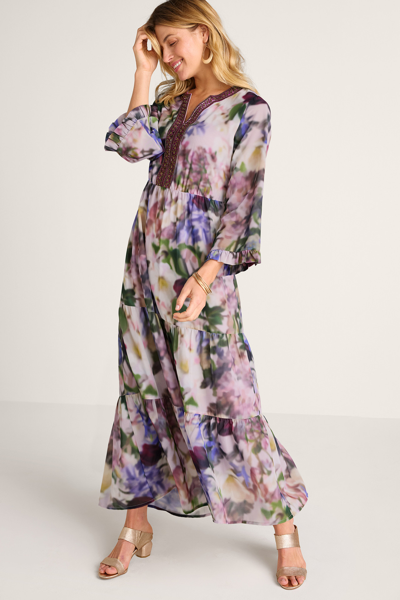 Baroque Maxi Dress - Soft Surroundings Outlet