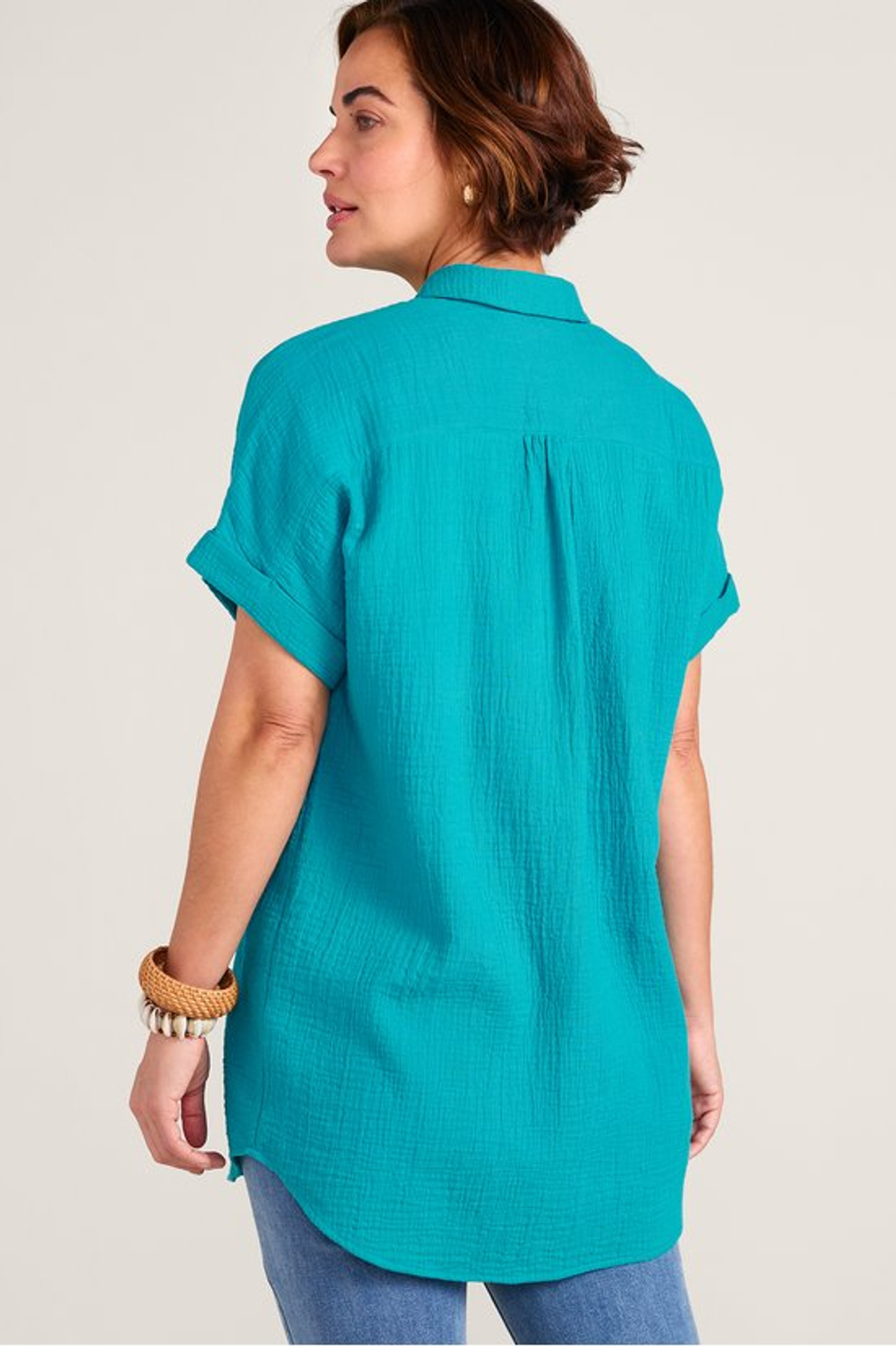 Je Veux Gauze Top - Soft Surroundings Outlet