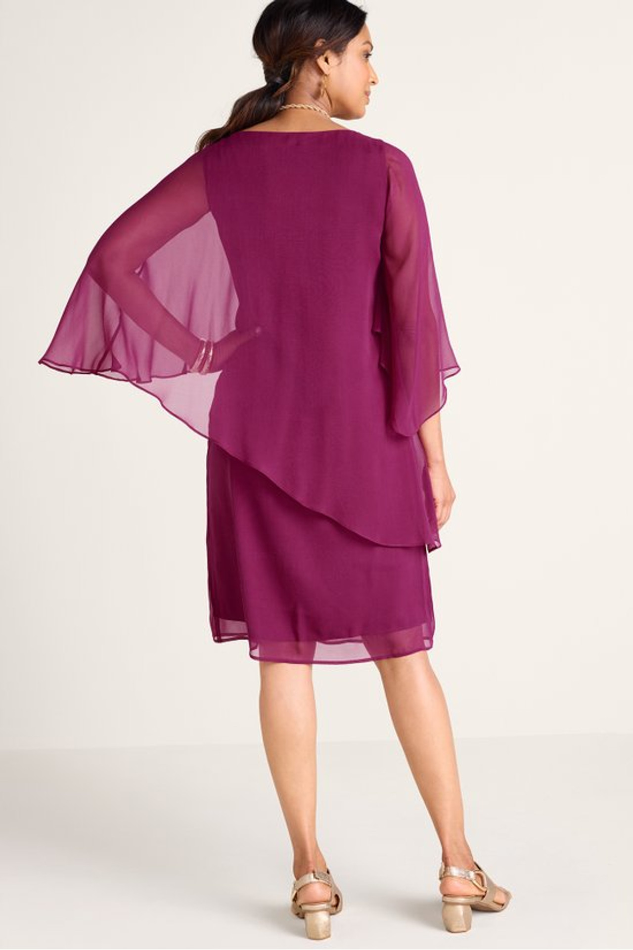 Mariah Silk Dress - Soft Surroundings Outlet
