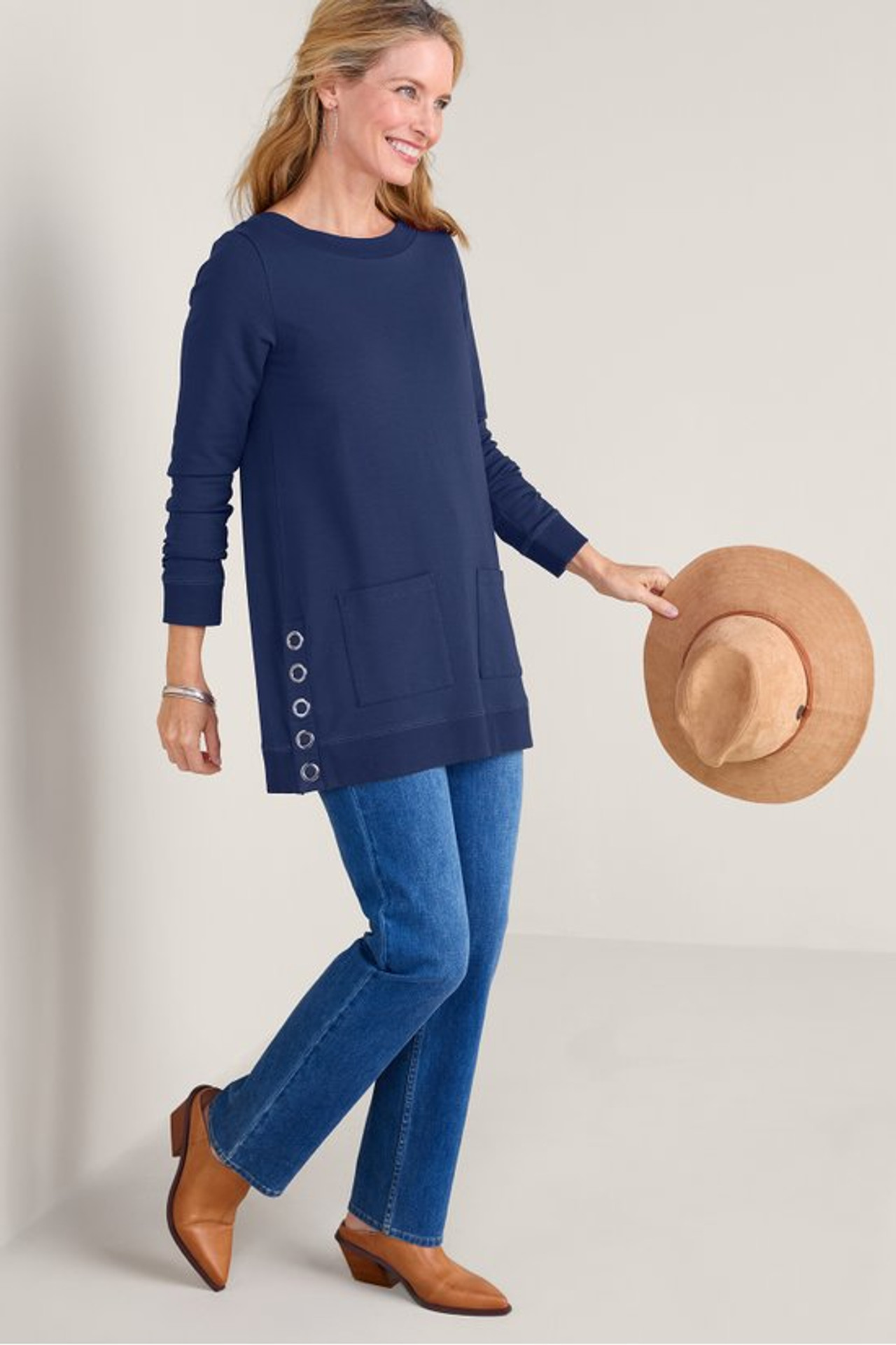 Make It Snappy Pullover - Soft Surroundings Outlet