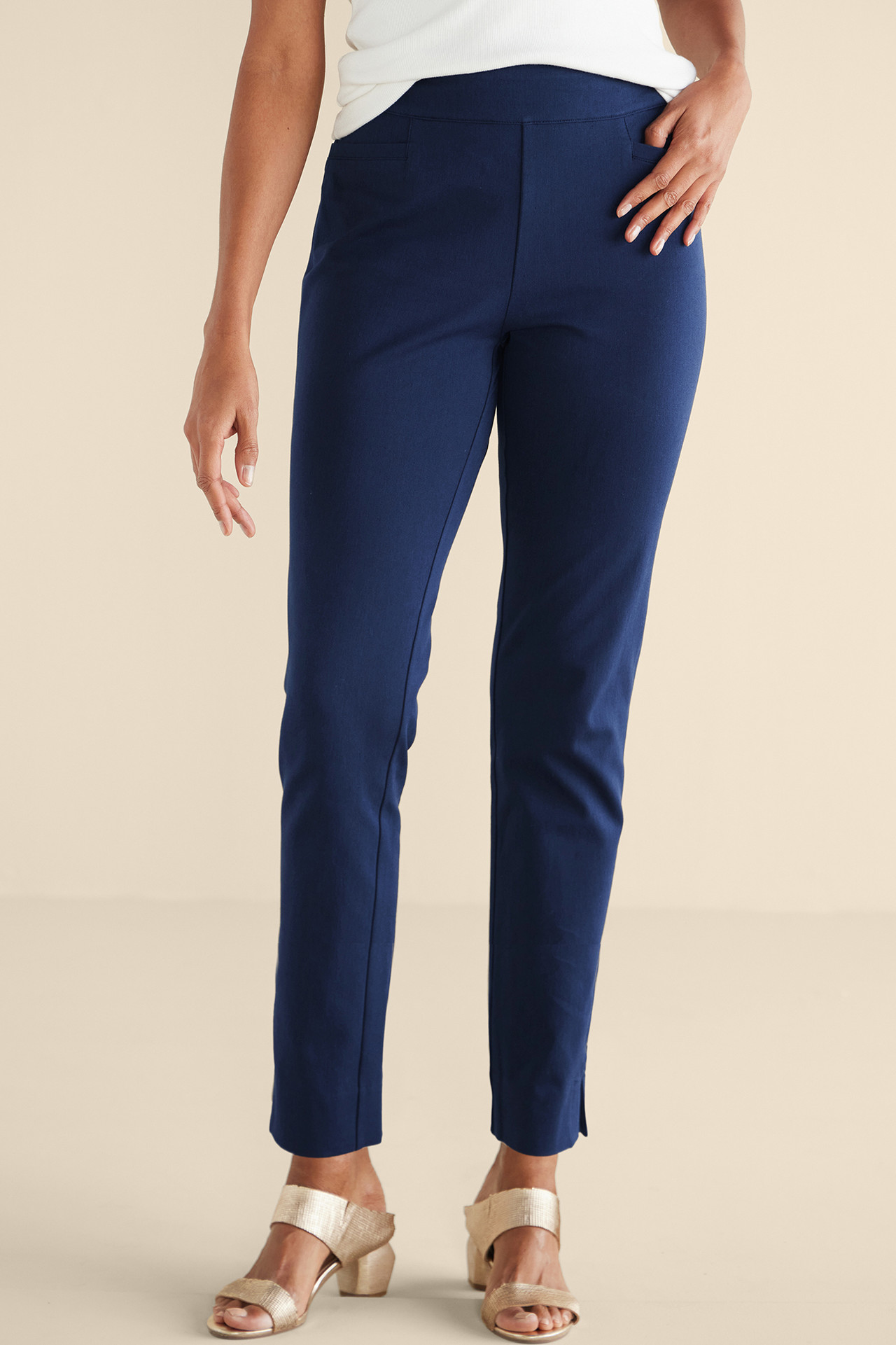 SoftEssential™ SUPERLA Slim Leg Pants - Soft Surroundings Outlet