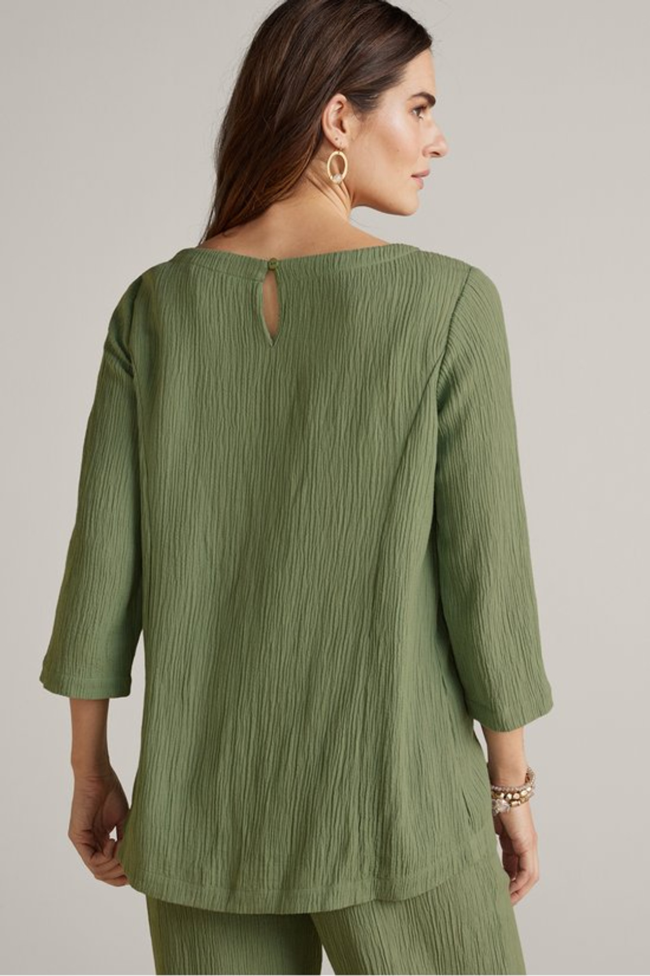 Oceo Gauze Tunic - Soft Surroundings Outlet