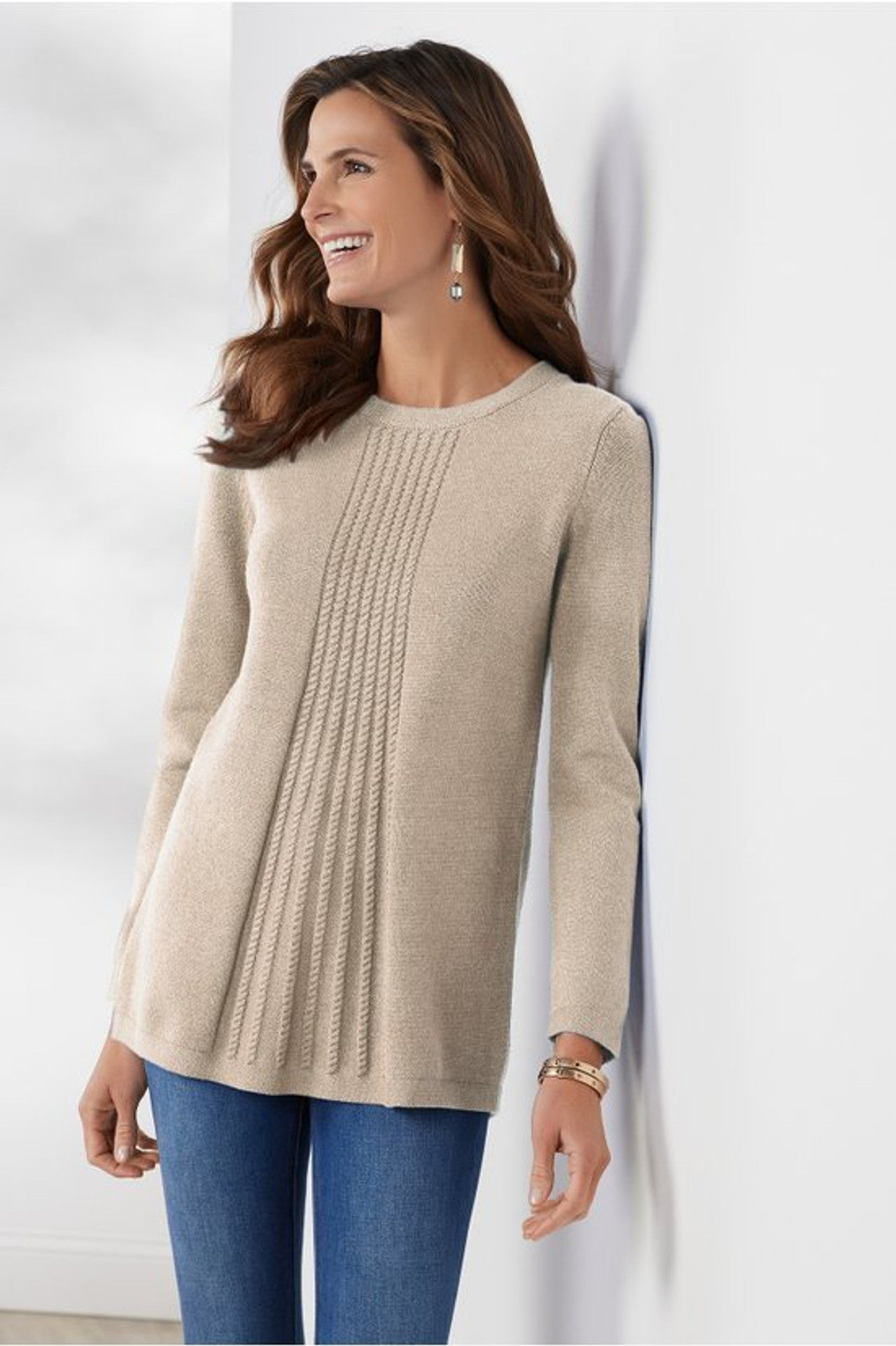 Priscilla Pullover Tunic Sweater - Soft Surroundings Outlet