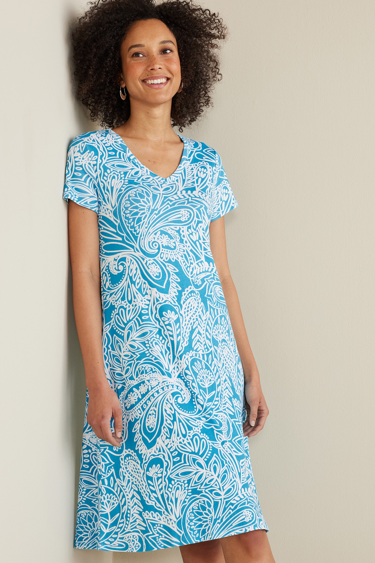 SoftEssential™ Supima® T-Shirt Dress - Soft Surroundings Outlet