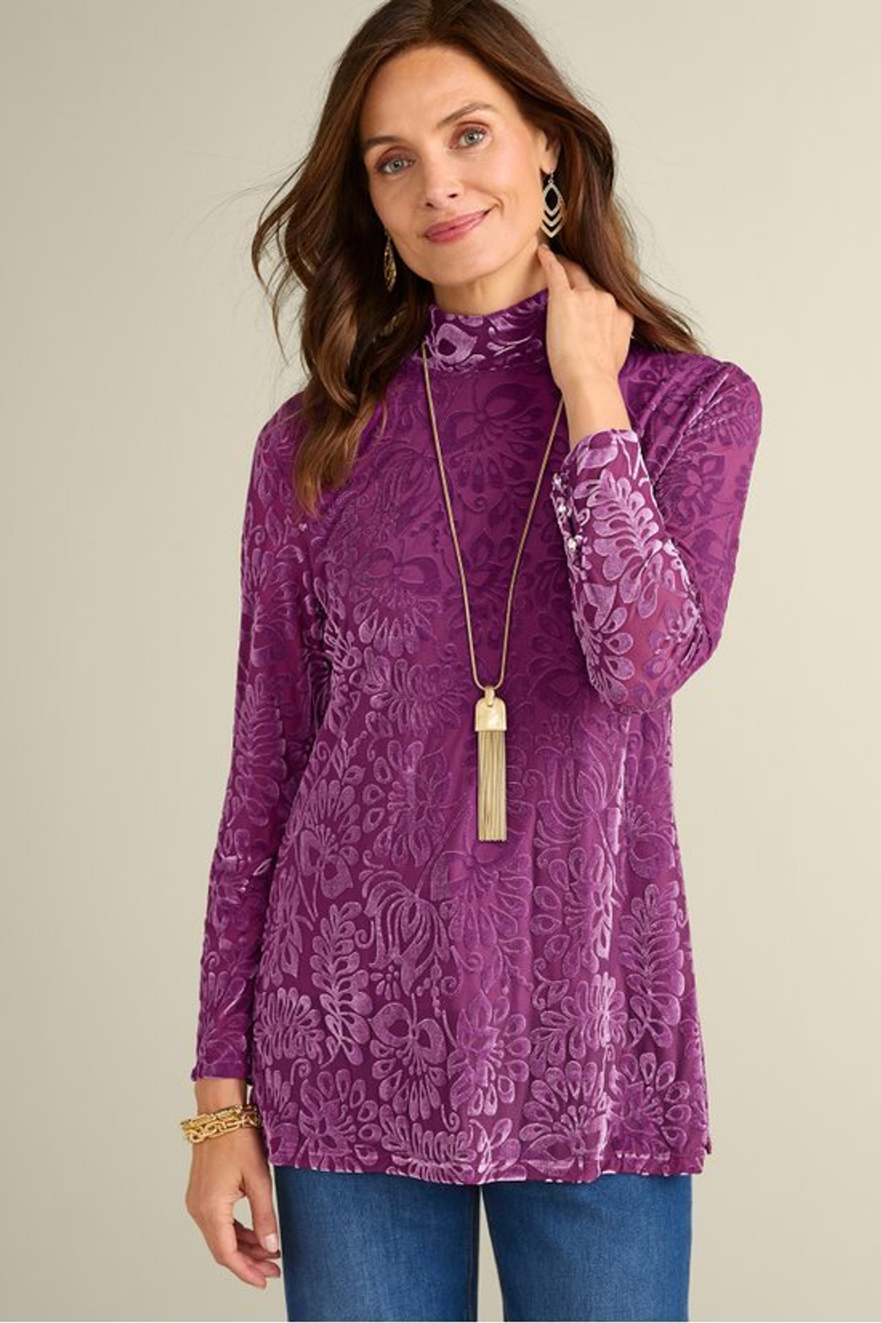 Walden Velvet Turtleneck - Soft Surroundings Outlet