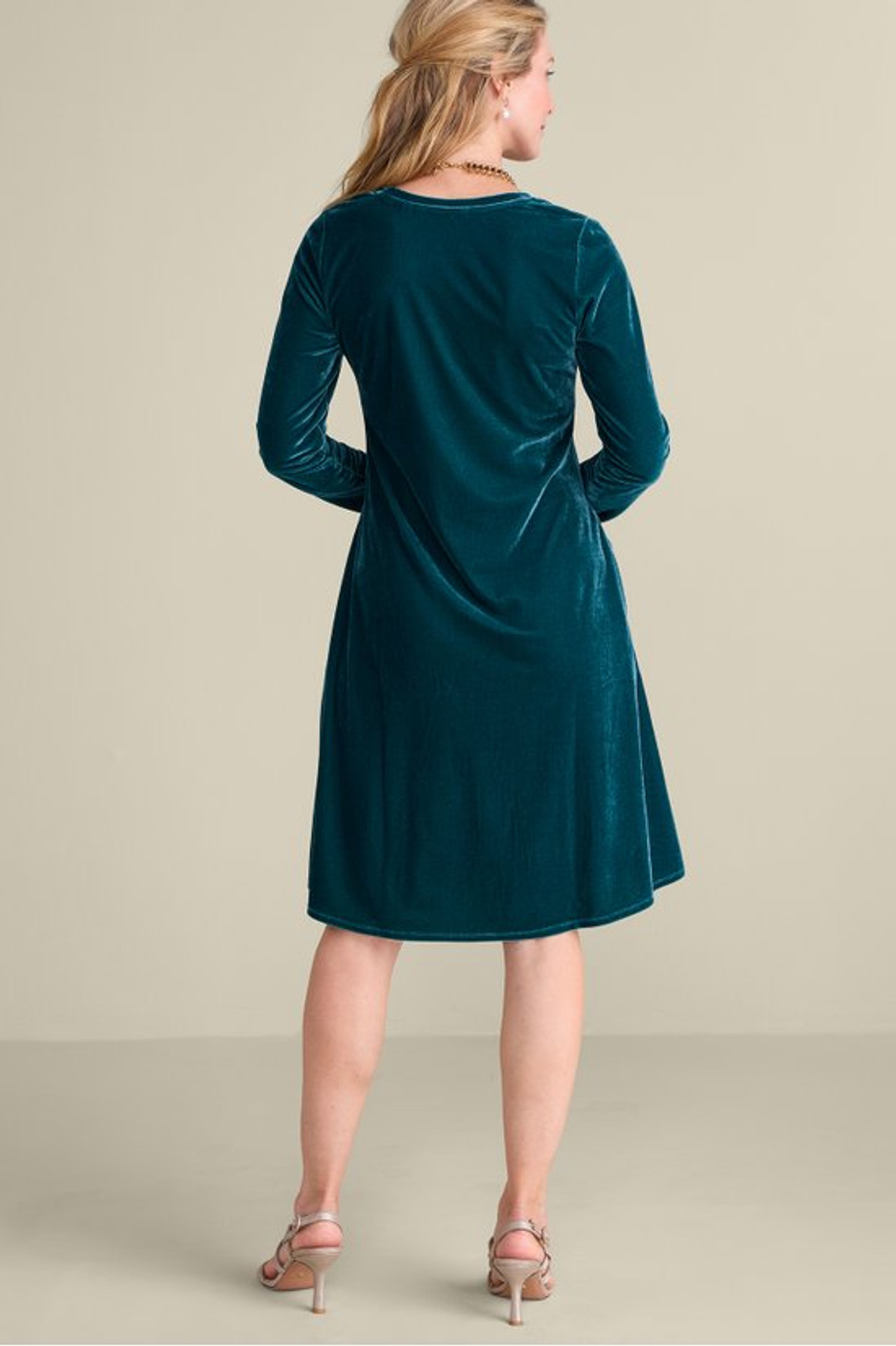 Short Santiago Velvet Dress - Soft Surroundings Outlet