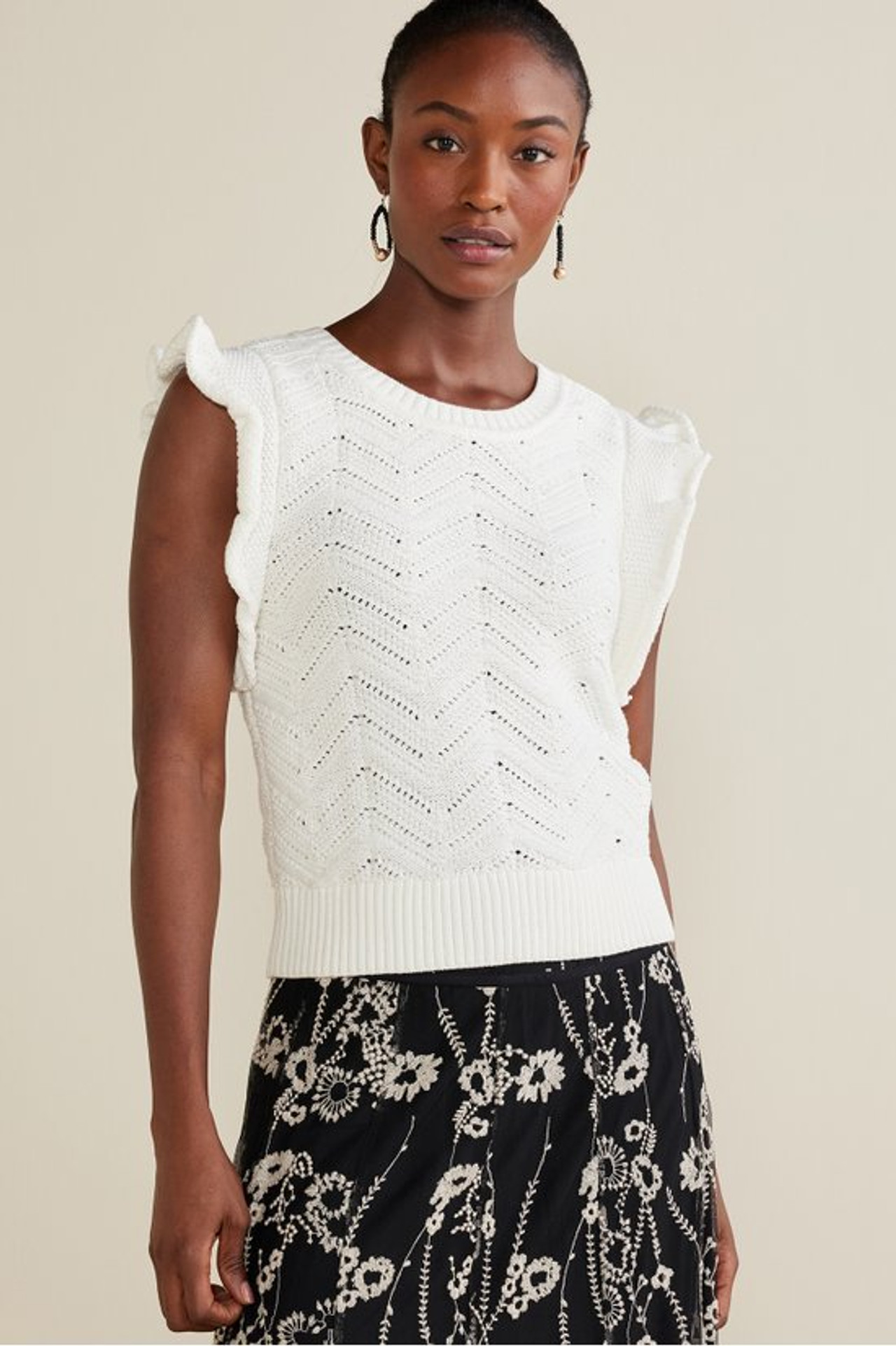 Celina Flutter Sleeve Sweater - Soft Surroundings Outlet