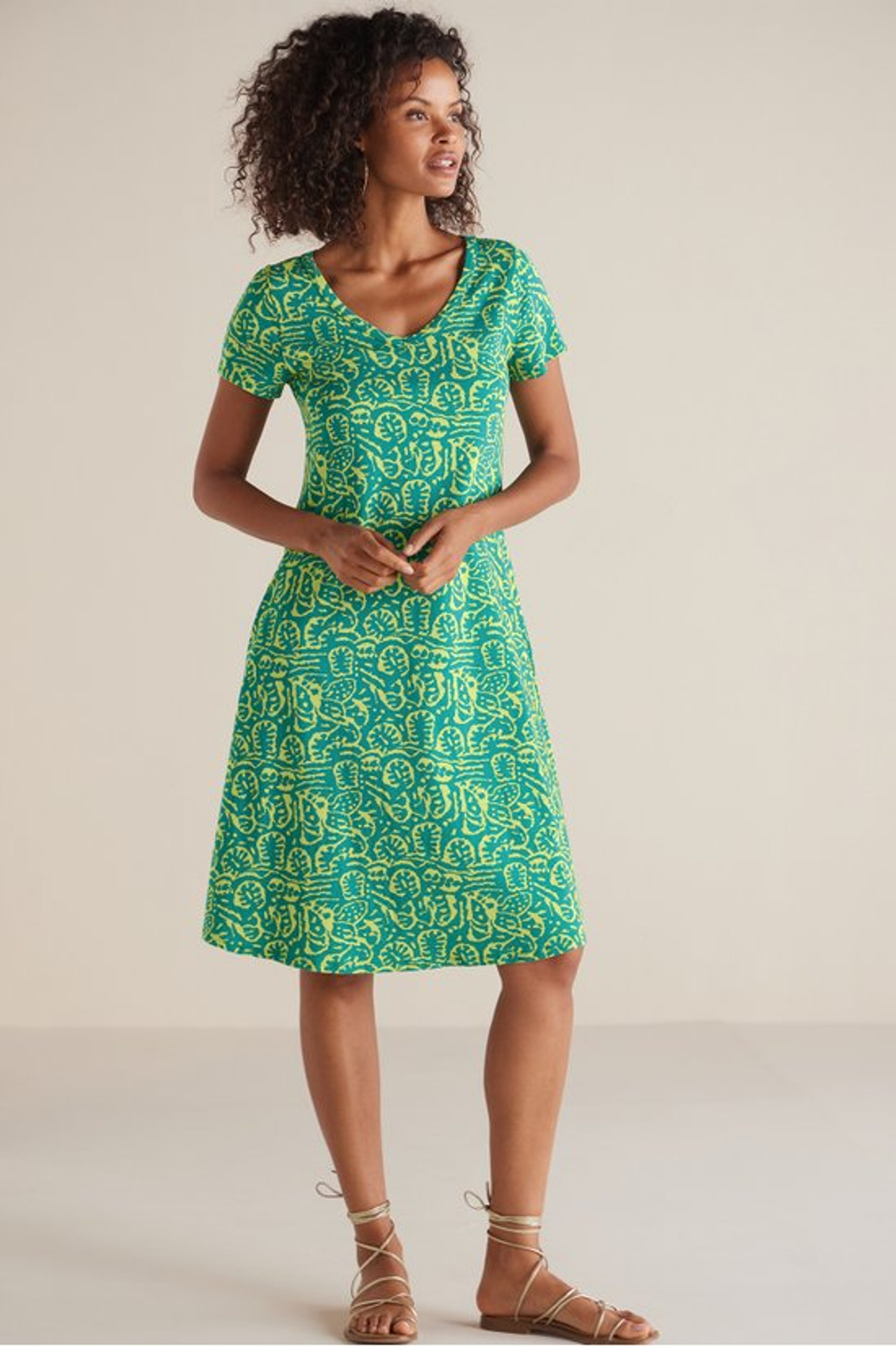 Short Santiago Gaia Dress - Soft Surroundings Outlet