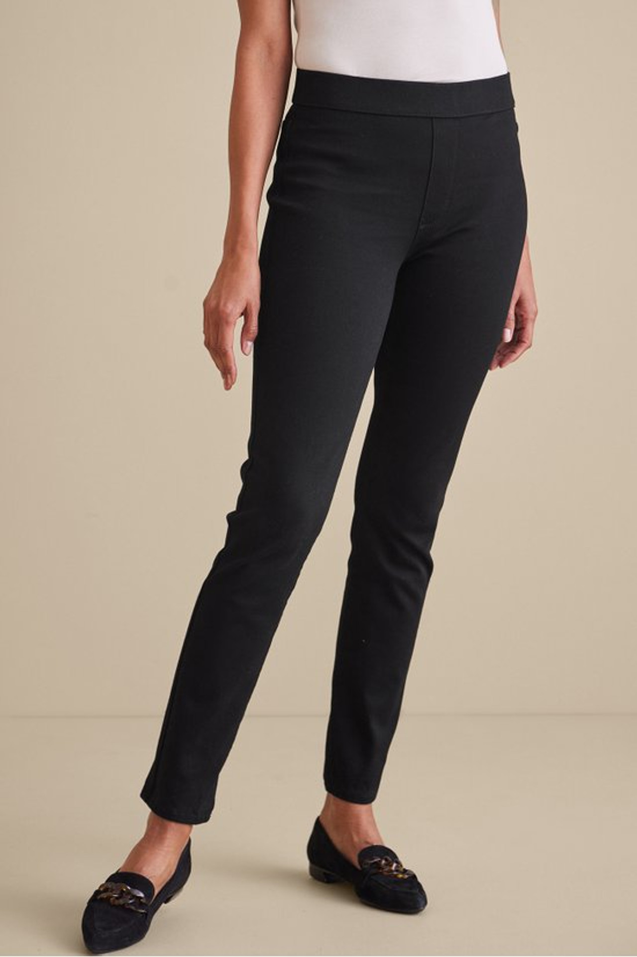 Ultimate Denim Pull-On Slim Leg Jeans - Soft Surroundings Outlet