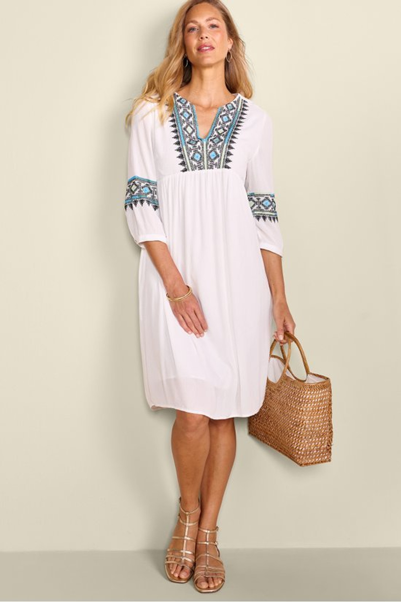 Daisha Gauze Short Dress - Soft Surroundings Outlet