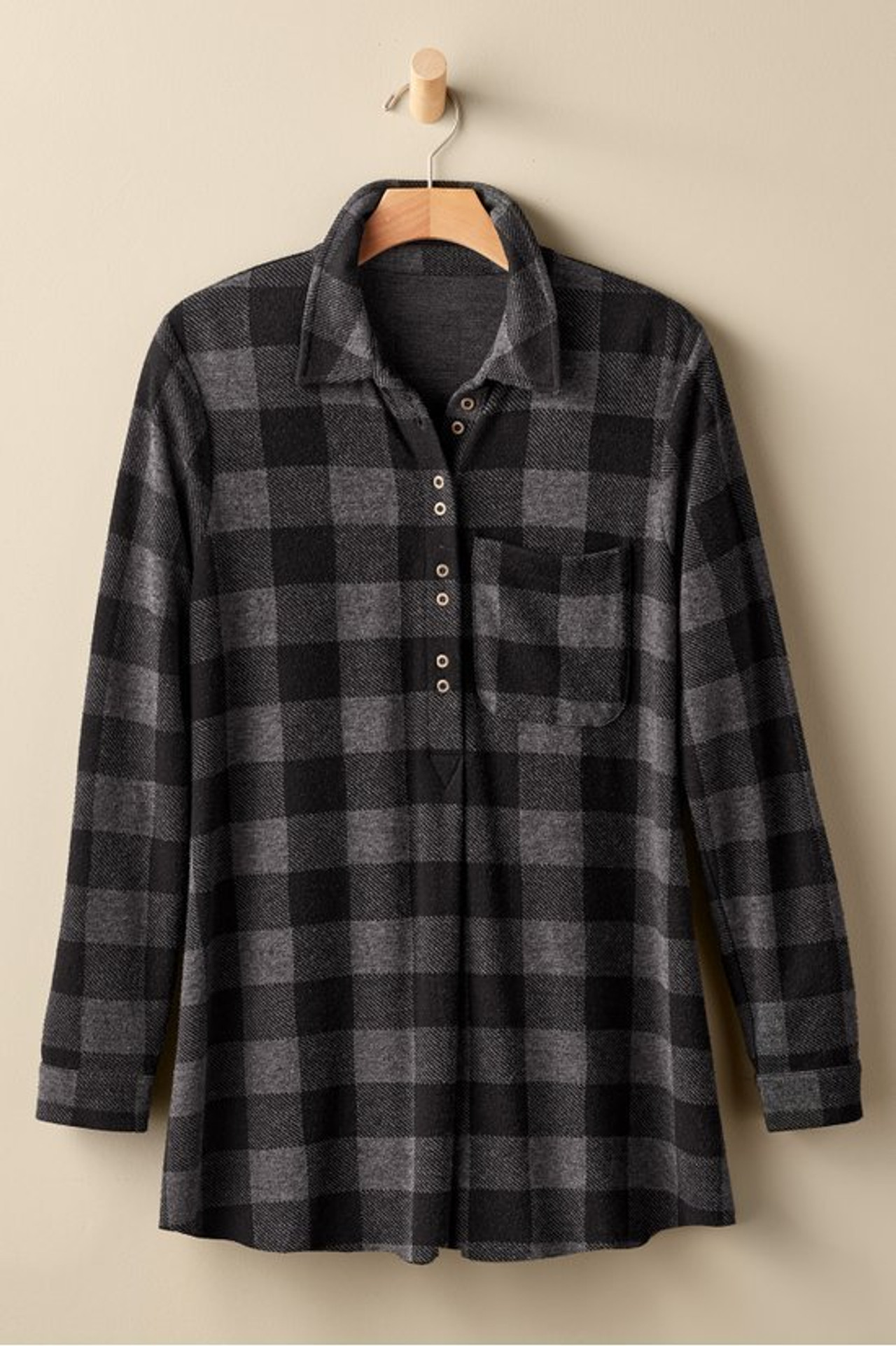 Mad About Plaid Tunic - Soft Surroundings Outlet