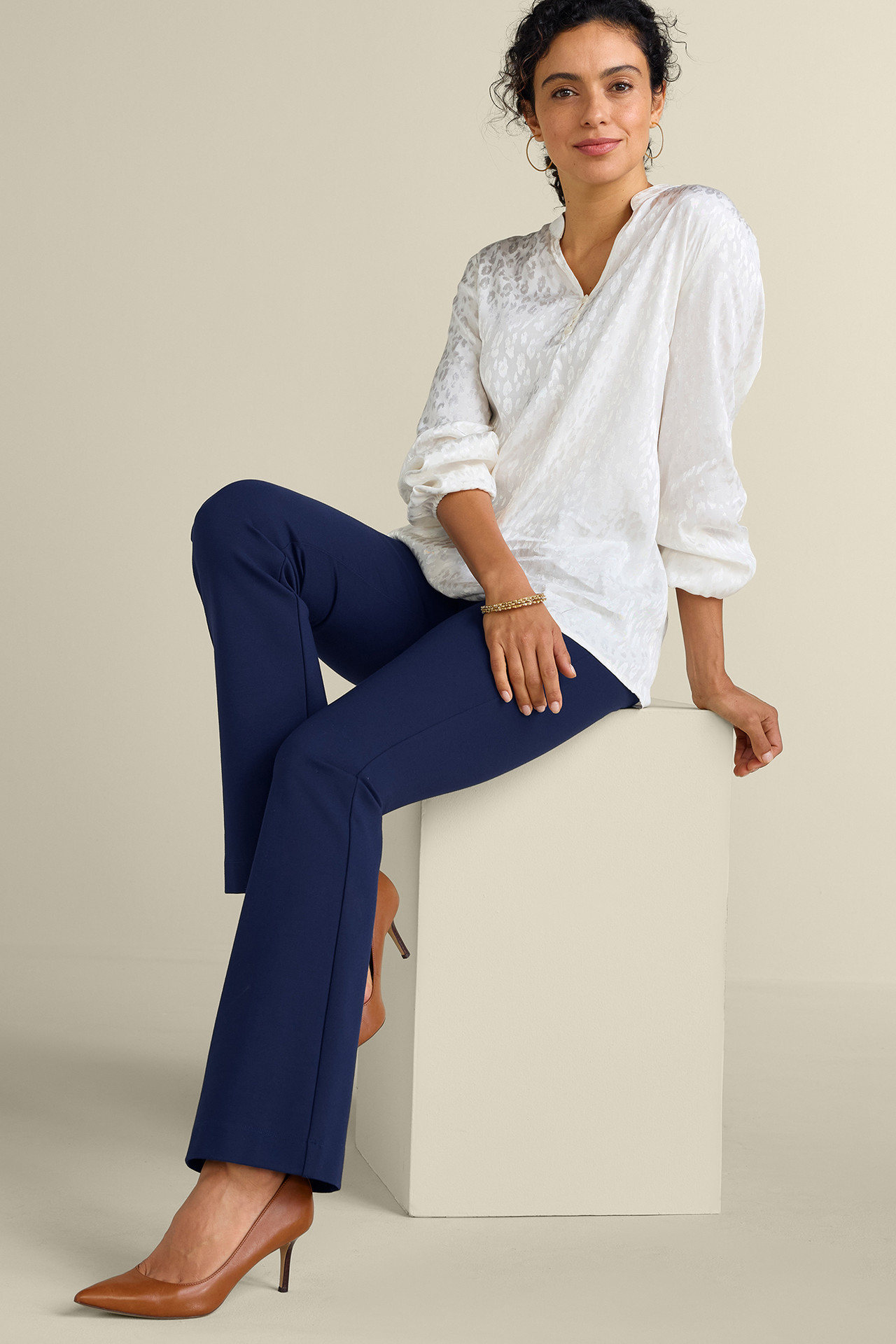 SoftEssential™ Ponte Bootcut Pants - Soft Surroundings Outlet