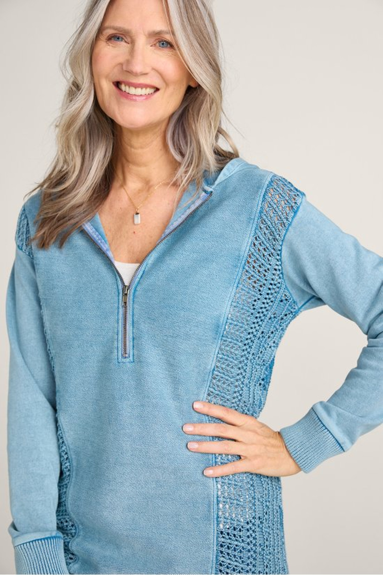 Viveca French Terry Tunic - Soft Surroundings Outlet