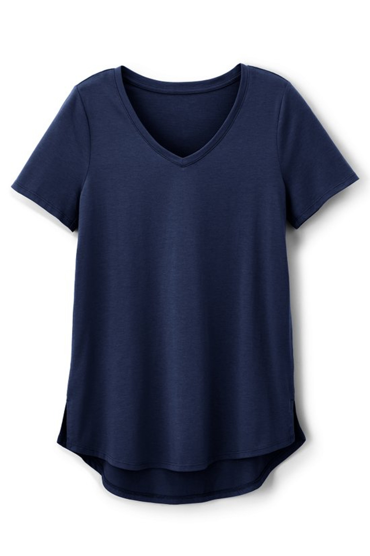 SoftEssential™ Supima® Isabel Short Sleeve Tunic - Soft Surroundings Outlet