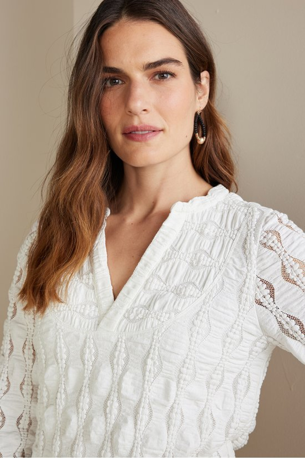 Priya Knit Lace Tunic - Soft Surroundings Outlet