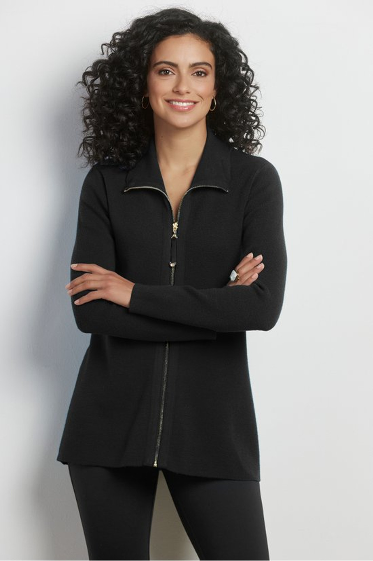 Meria Zip Cardi - Soft Surroundings Outlet