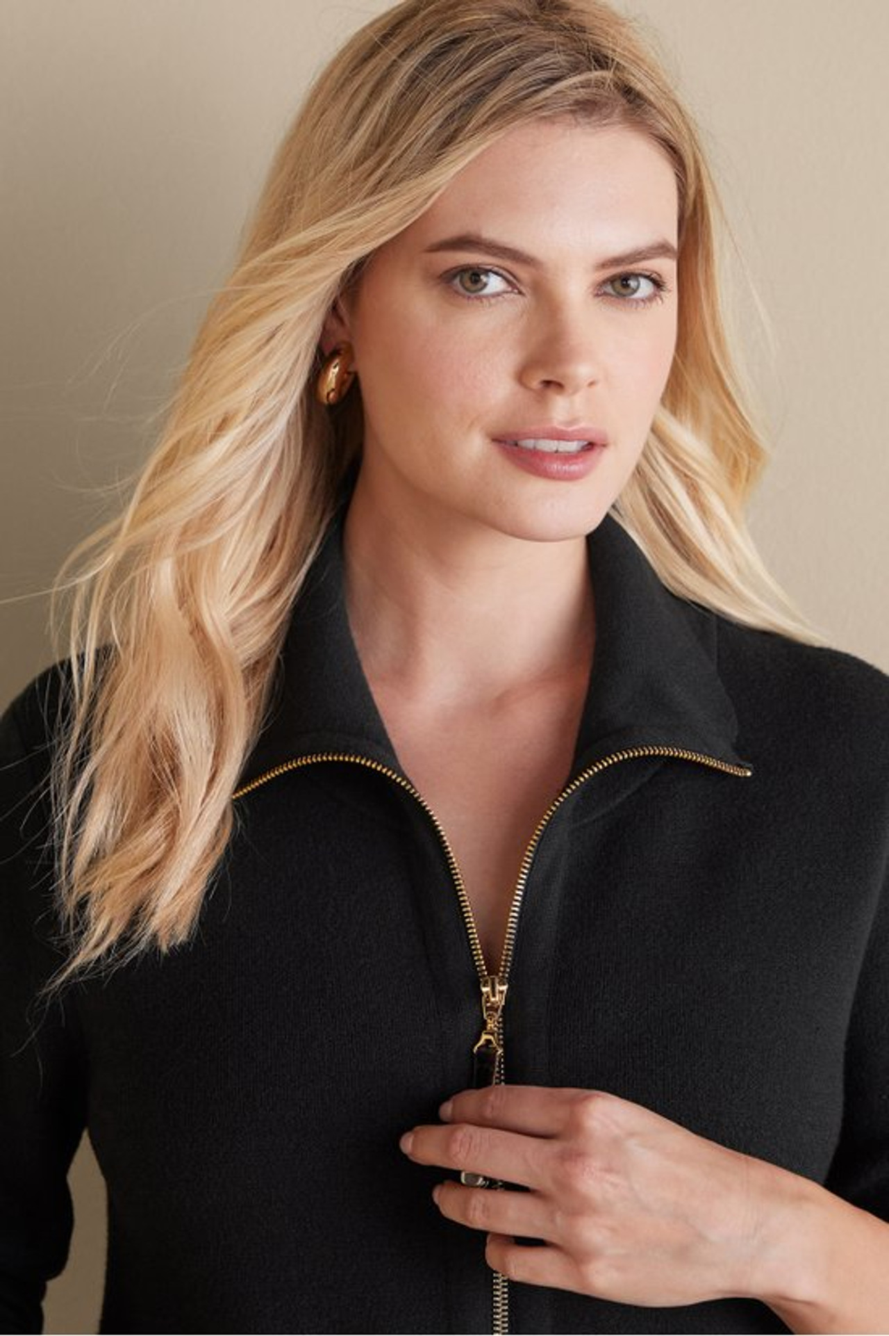 Meria Zip Cardi - Soft Surroundings Outlet