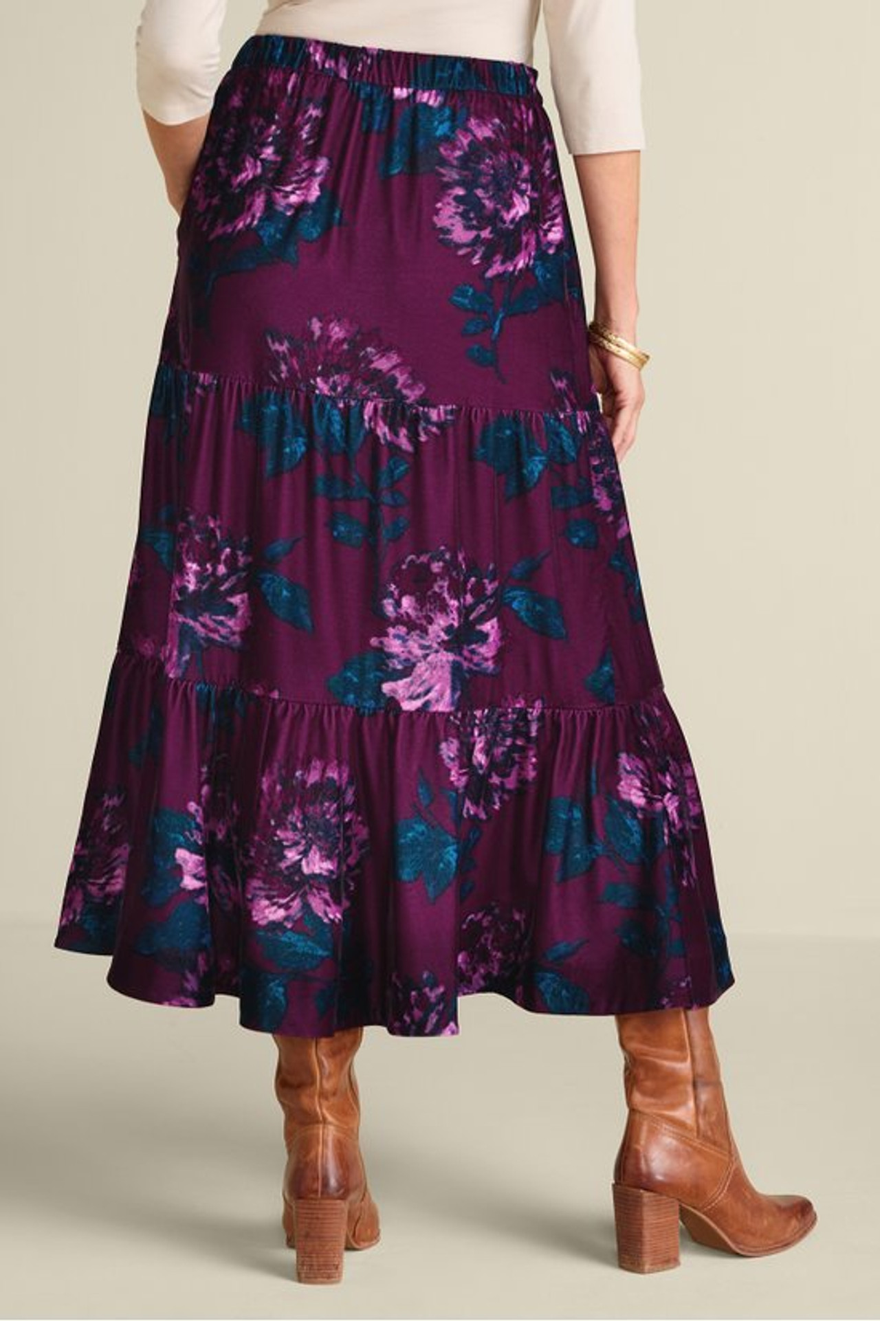 Kara Velvet Skirt - Soft Surroundings Outlet