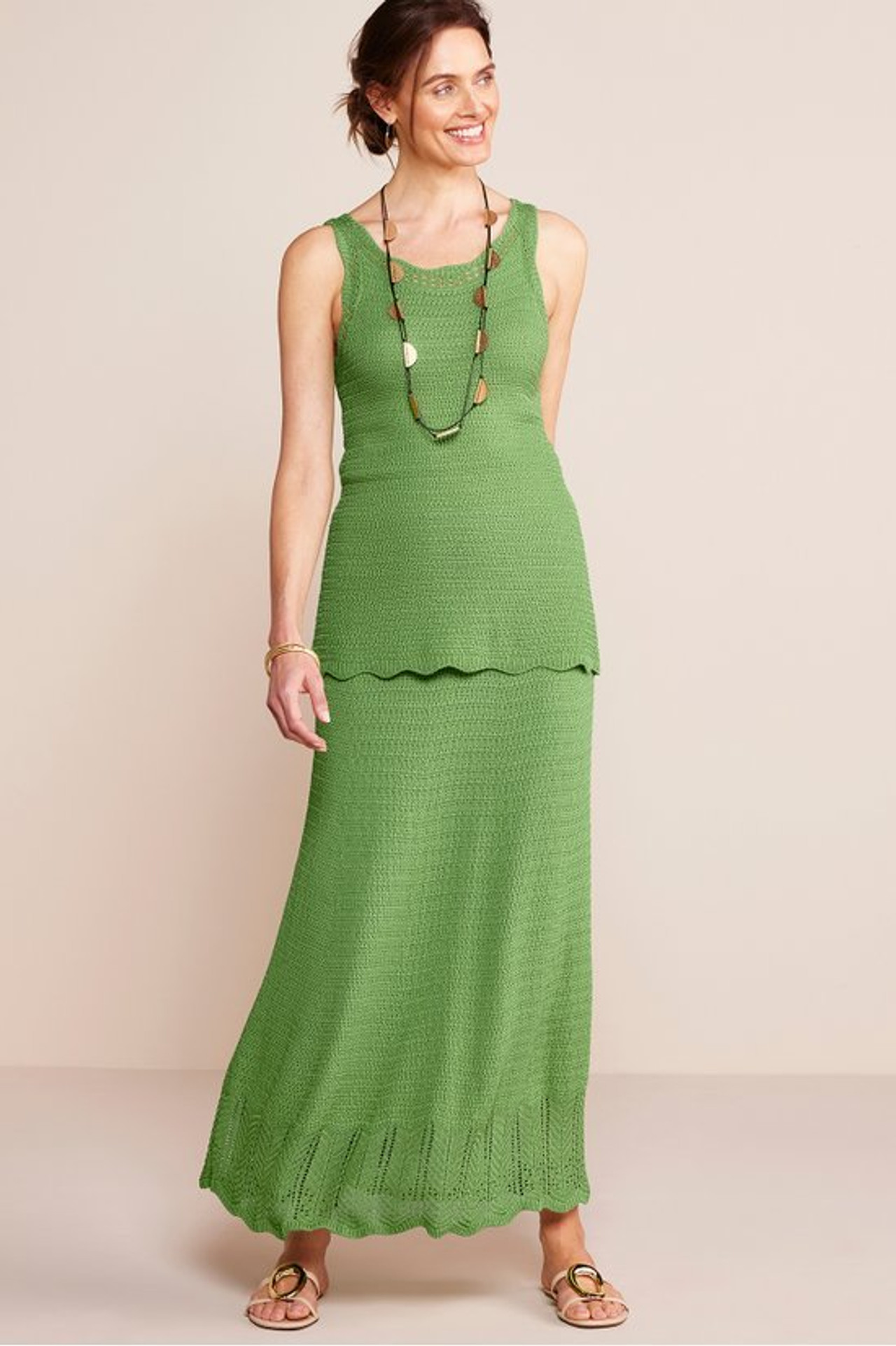 April Crochet Sweater Tank - Soft Surroundings Outlet