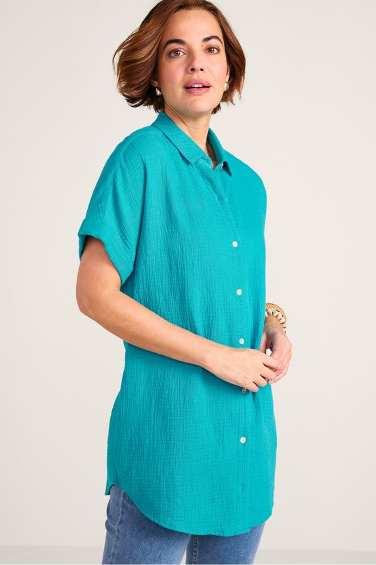 Je Veux Gauze Top - Soft Surroundings Outlet