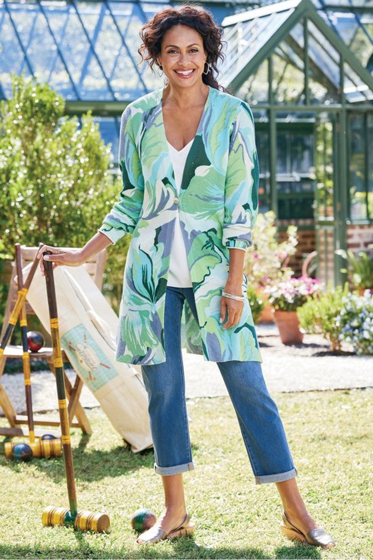 The Ultimate Denim Pull-On Crop - Soft Surroundings Outlet