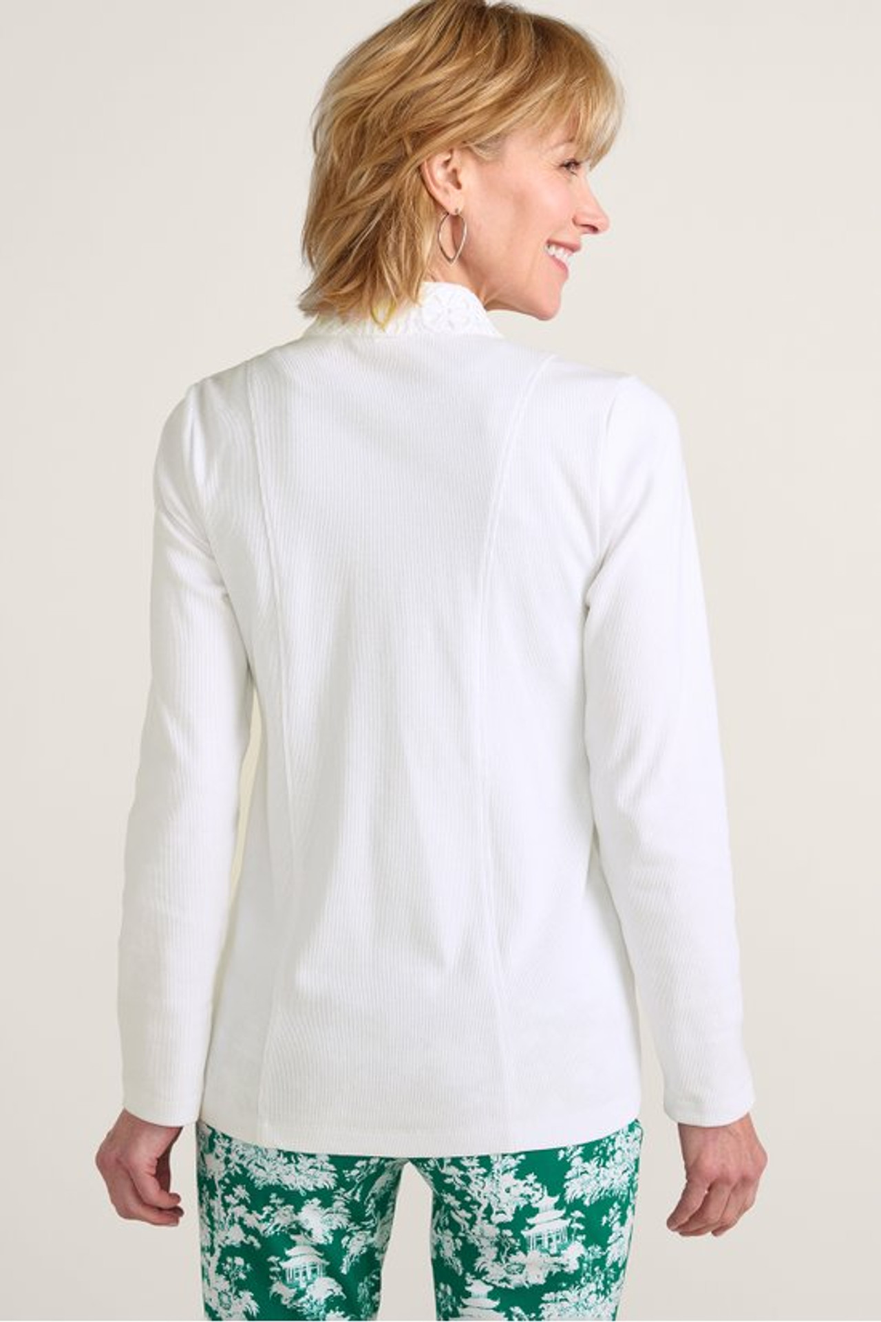 Eyelet Zip Jacket - Soft Surroundings Outlet