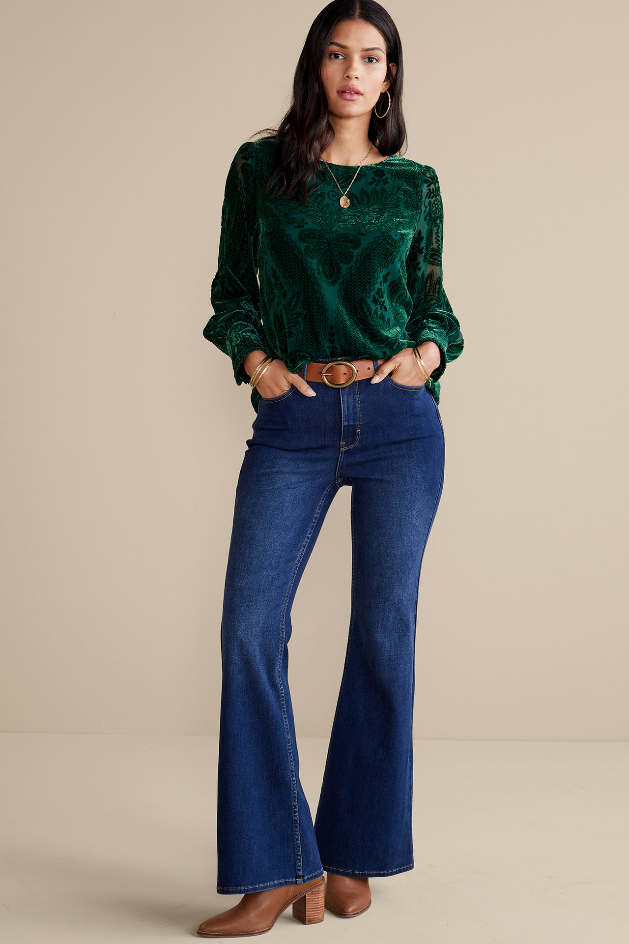 Vanetta Velvet Top - Soft Surroundings Outlet