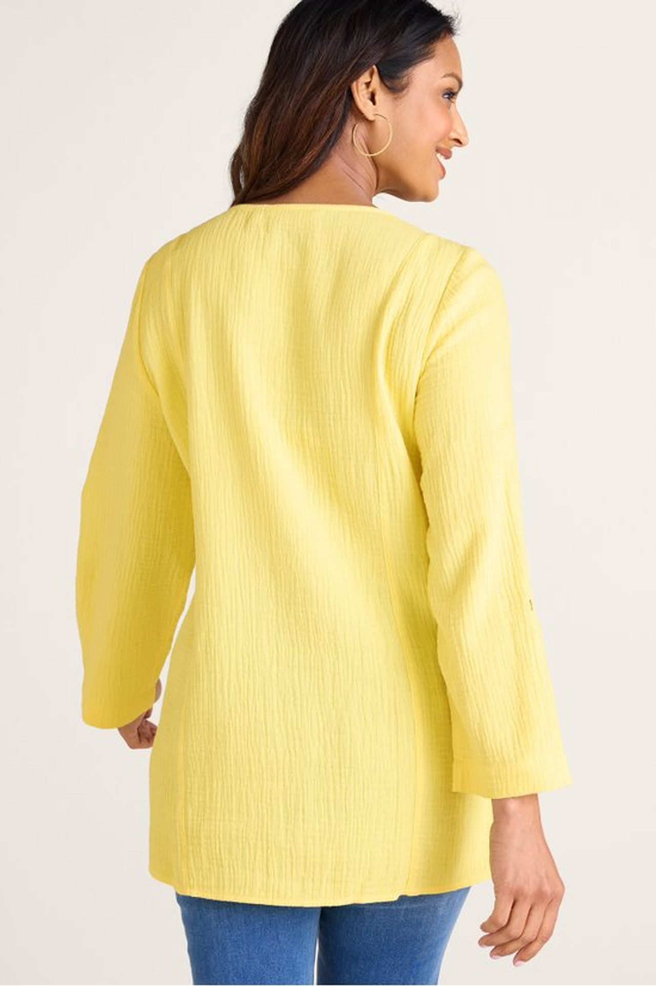 Zarina Gauze Tunic - Soft Surroundings Outlet