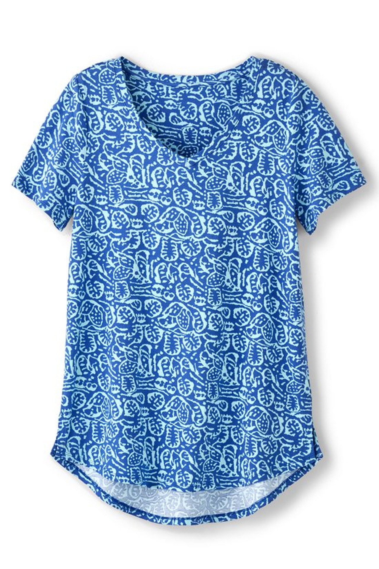 SoftEssential™ Supima® Isabel Short Sleeve Tunic - Soft Surroundings Outlet