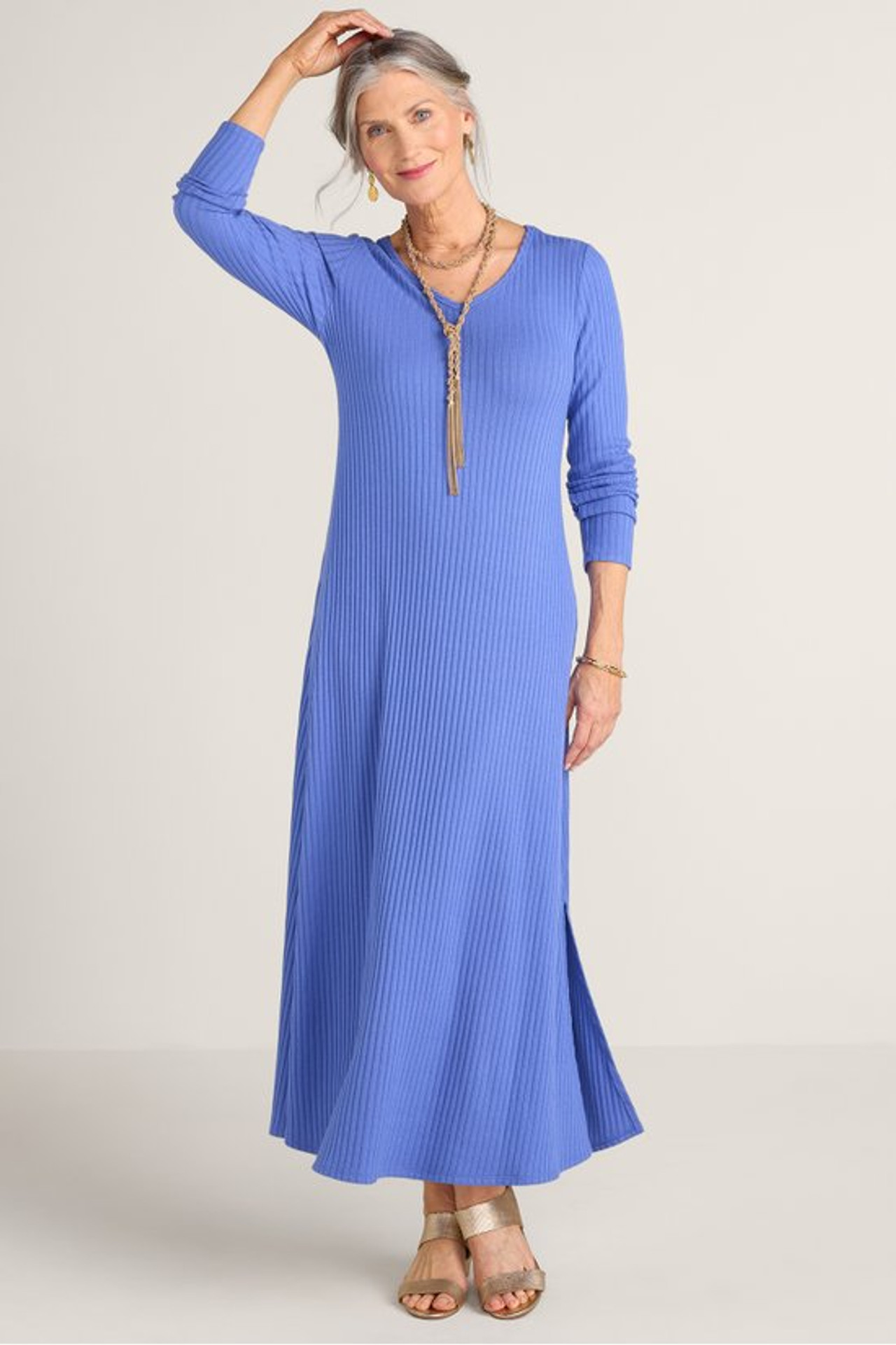 Textured Santiago Maxi Dress - Soft Surroundings Outlet