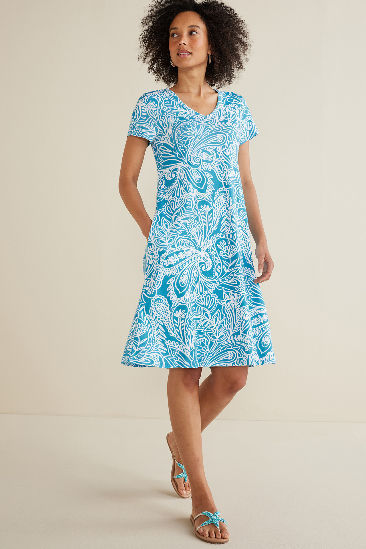 SoftEssential™ Supima® T-Shirt Dress - Soft Surroundings Outlet