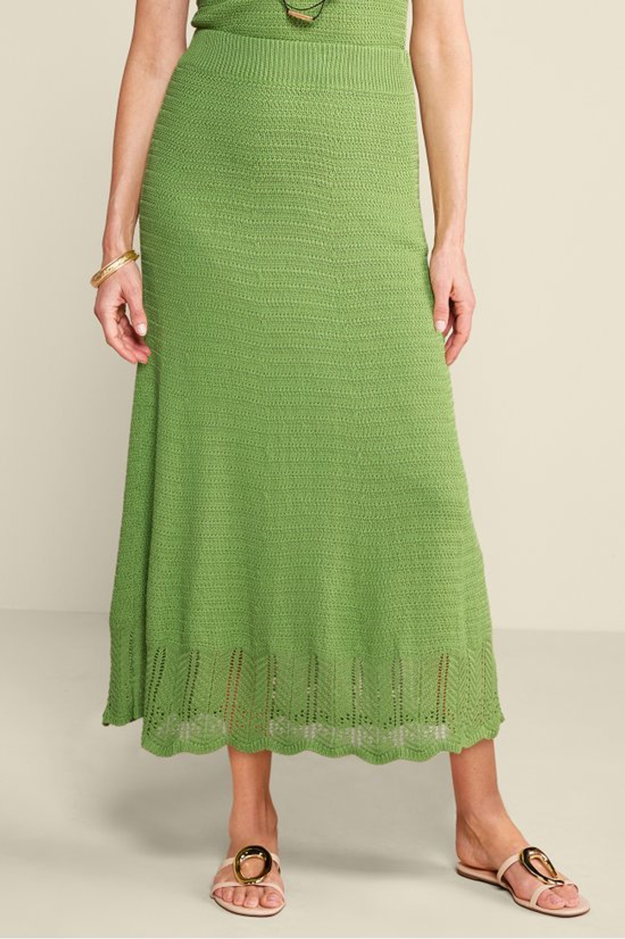 April Crochet Sweater Skirt - Soft Surroundings Outlet