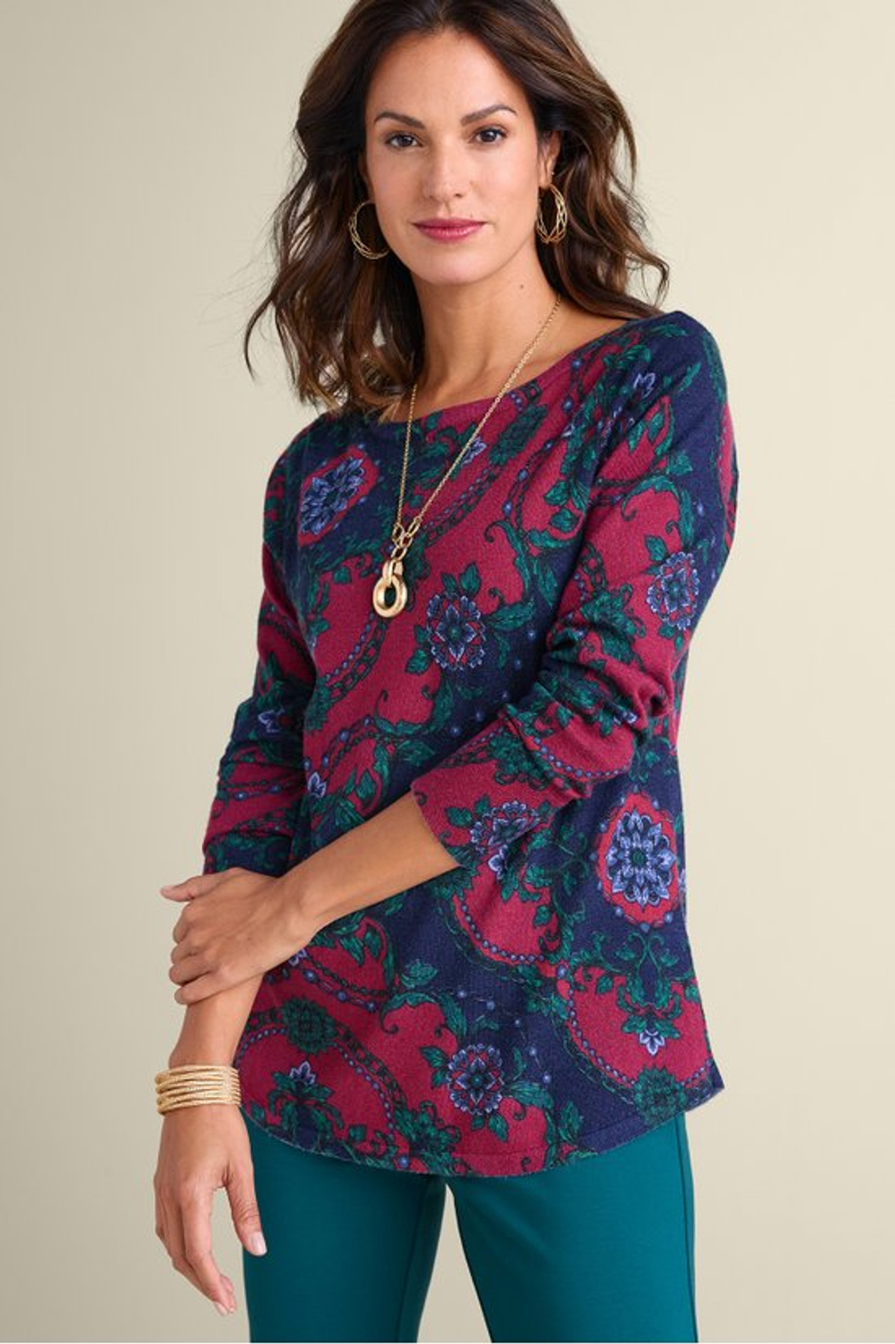 Marlyn Tunic Sweater - Soft Surroundings Outlet