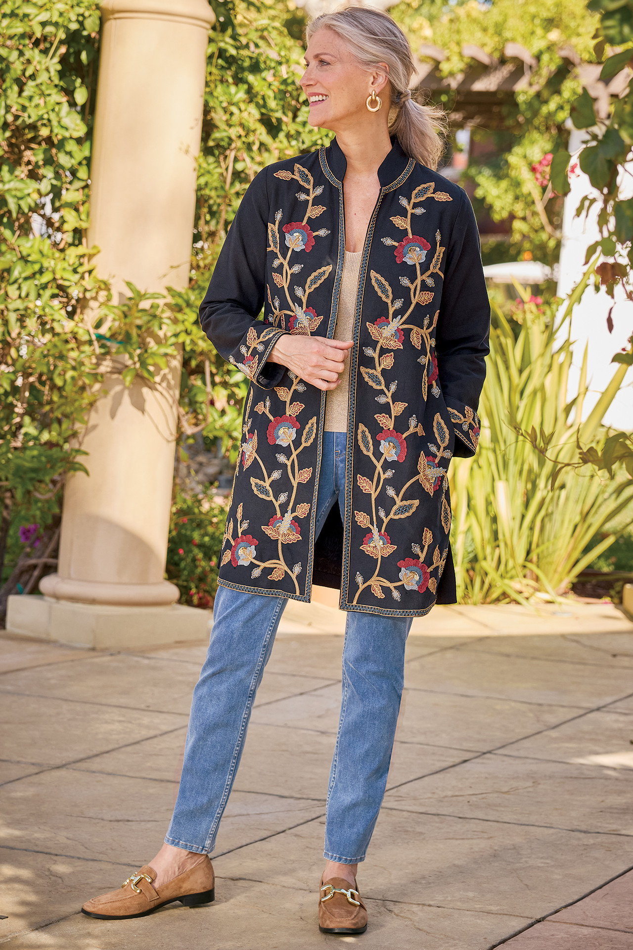 Ultimate Denim Pull-On Slim Leg Jeans - Soft Surroundings Outlet