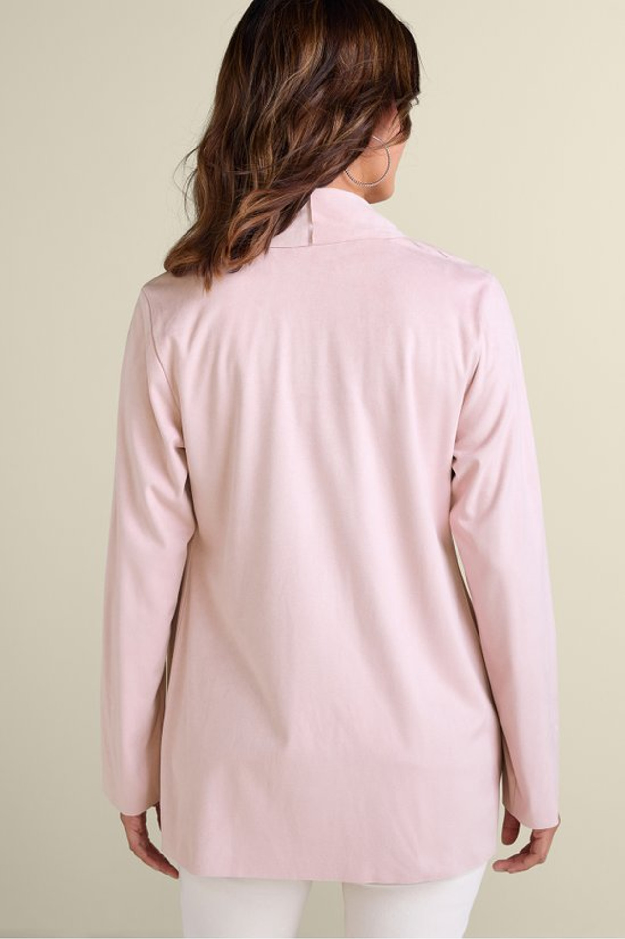 Shape Drape Faux Suede Jacket - Soft Surroundings Outlet