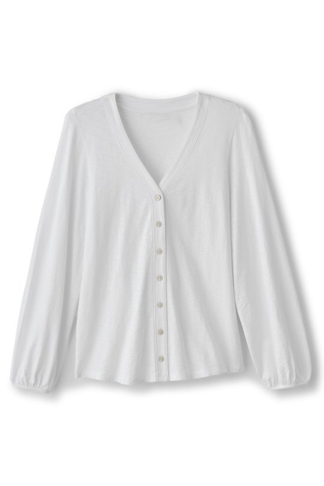 Lorna Button Front Top - Soft Surroundings Outlet