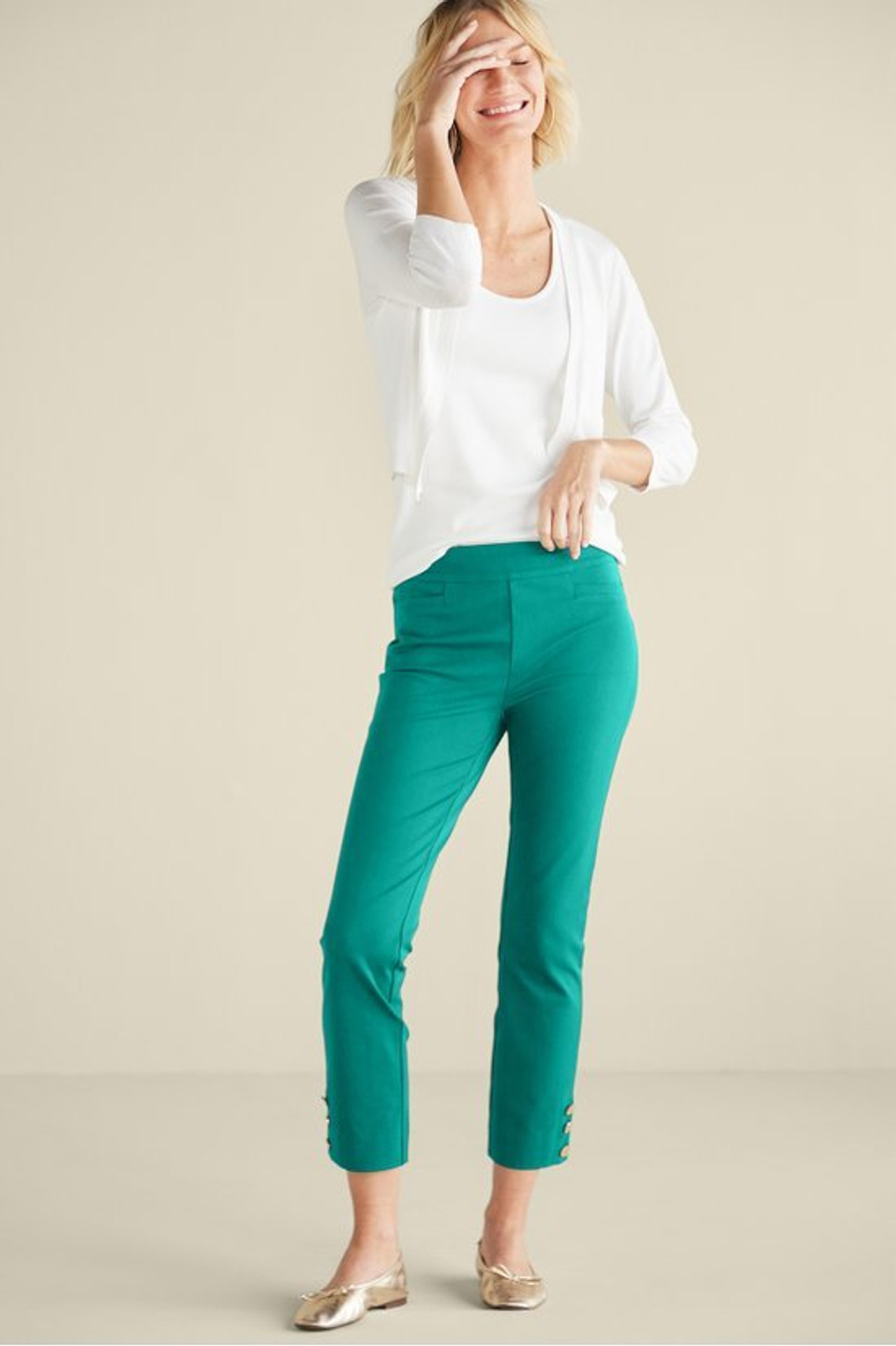 SoftEssential™ SUPERLA Slim Leg Crop Pants - Soft Surroundings Outlet