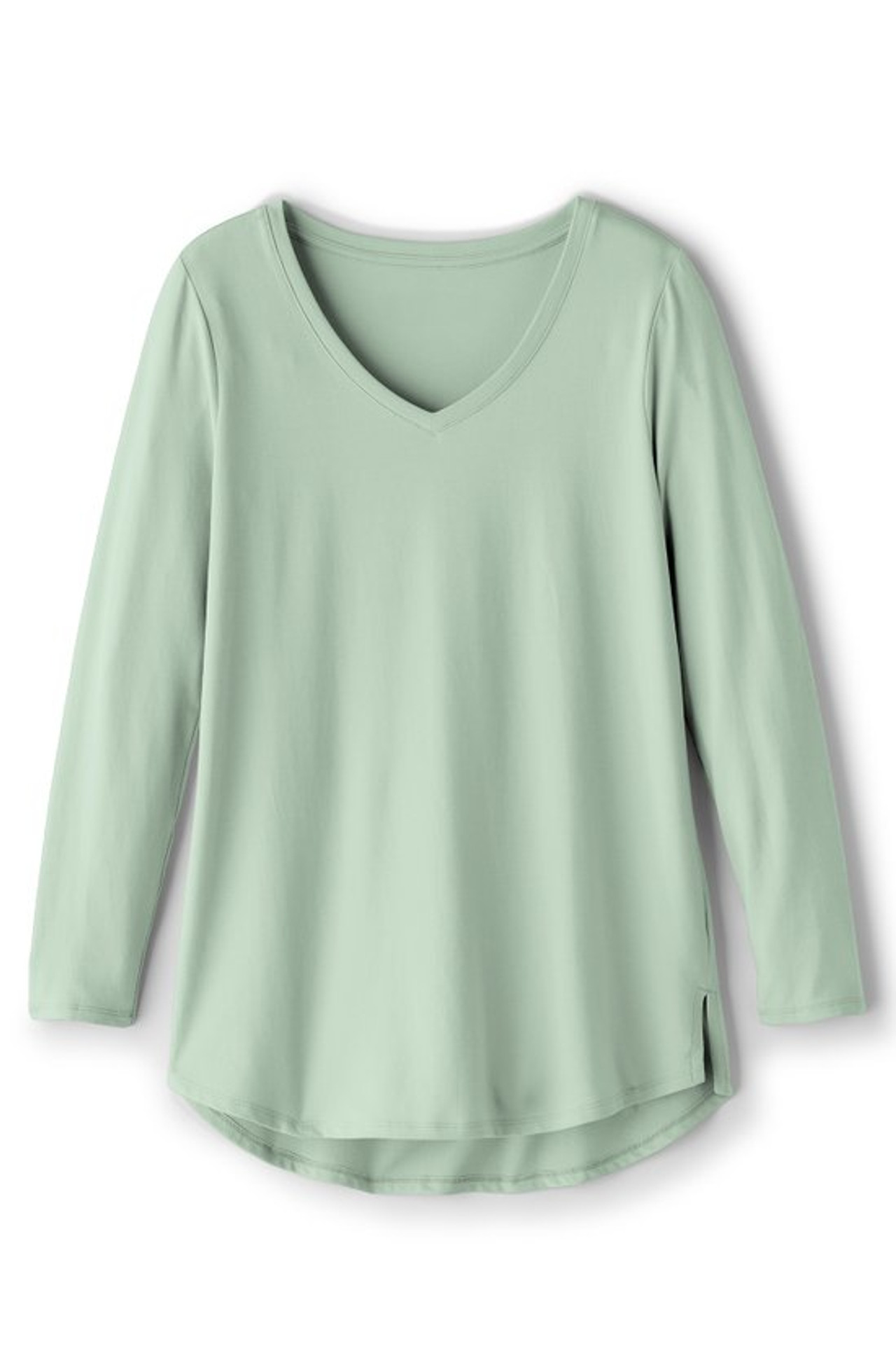 SoftEssential™ Supima® Isabel Long Sleeve Tunic - Soft Surroundings Outlet